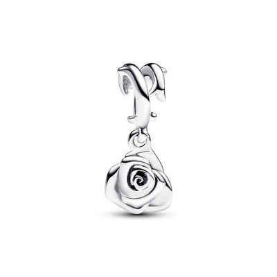 Pandora Charm-Einhänger Pandora Moments Rose in voller Blüte Charm Anhänger 793213C00