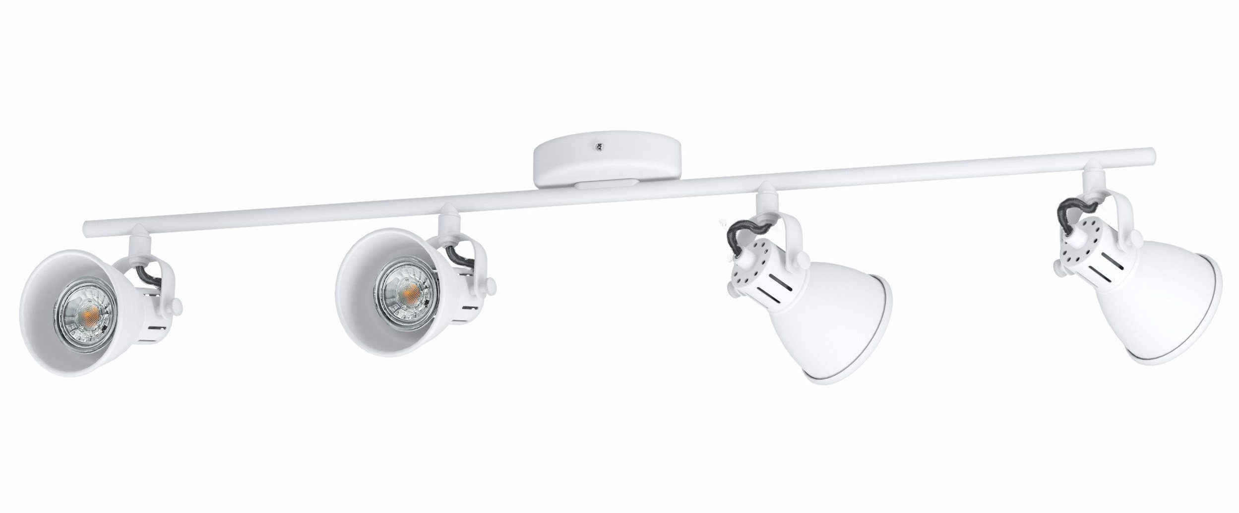 EGLO Deckenspot SERAS 1, LED wechselbar, Warmweiß, LED Deckenleuchte, LED Deckenlampe, weiß, Leuchtmittel inkl.