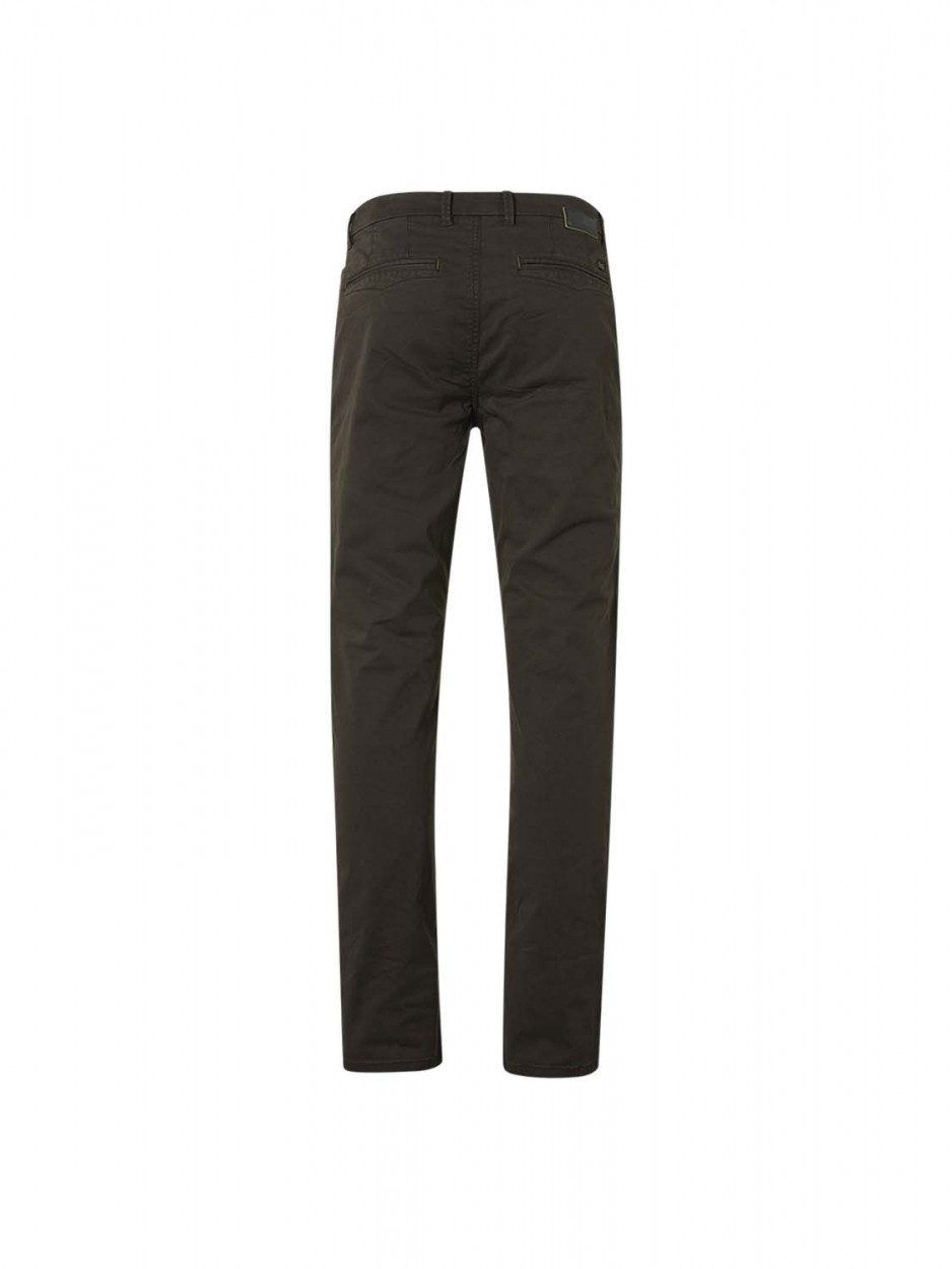 NO EXCESS Chinohose Pants Chino Garment Dyed Stretch Responsible Choice Coffee
