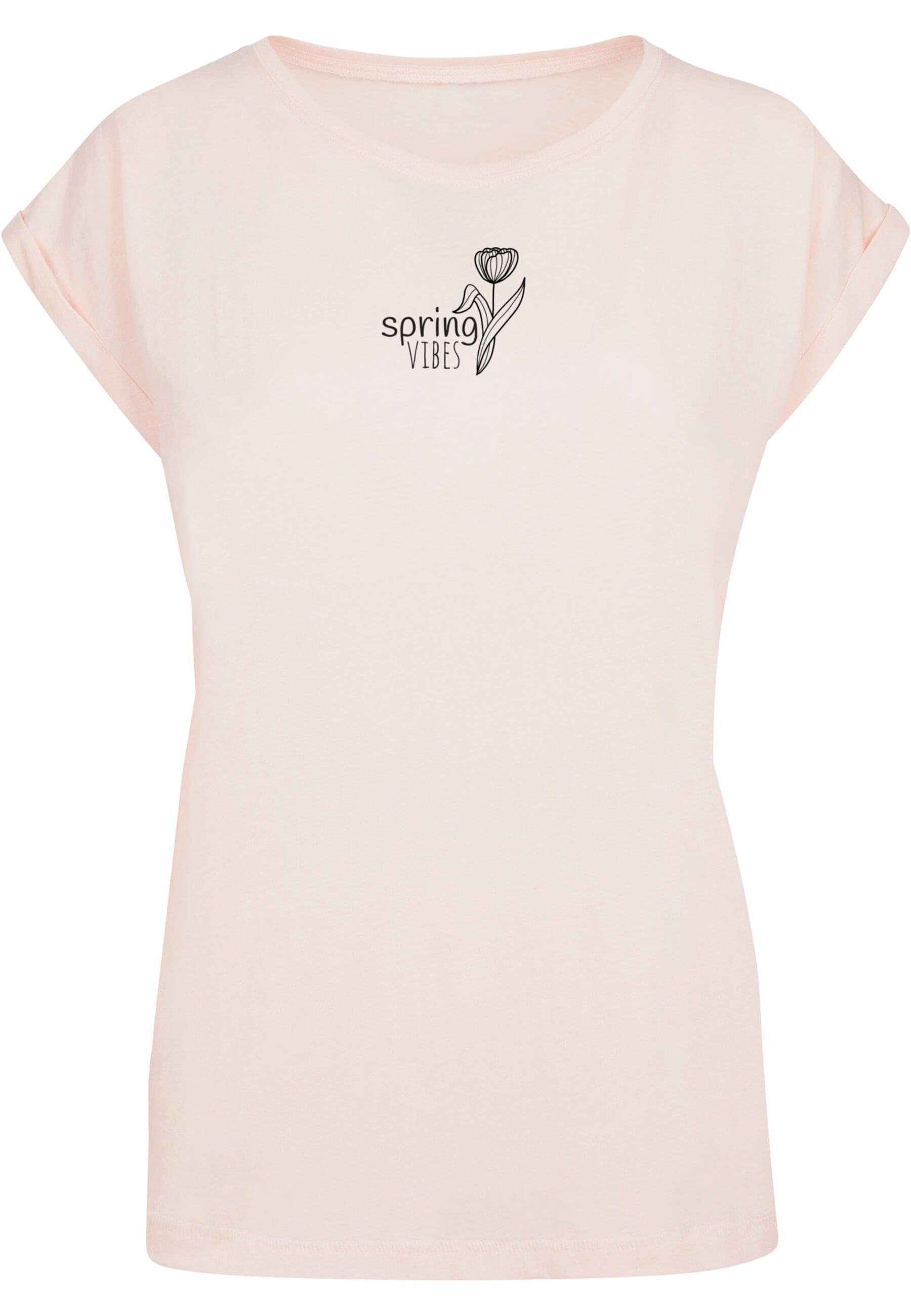 Merchcode T-Shirt Damen Ladies Spring - Vibes T-Shirt (1-tlg)