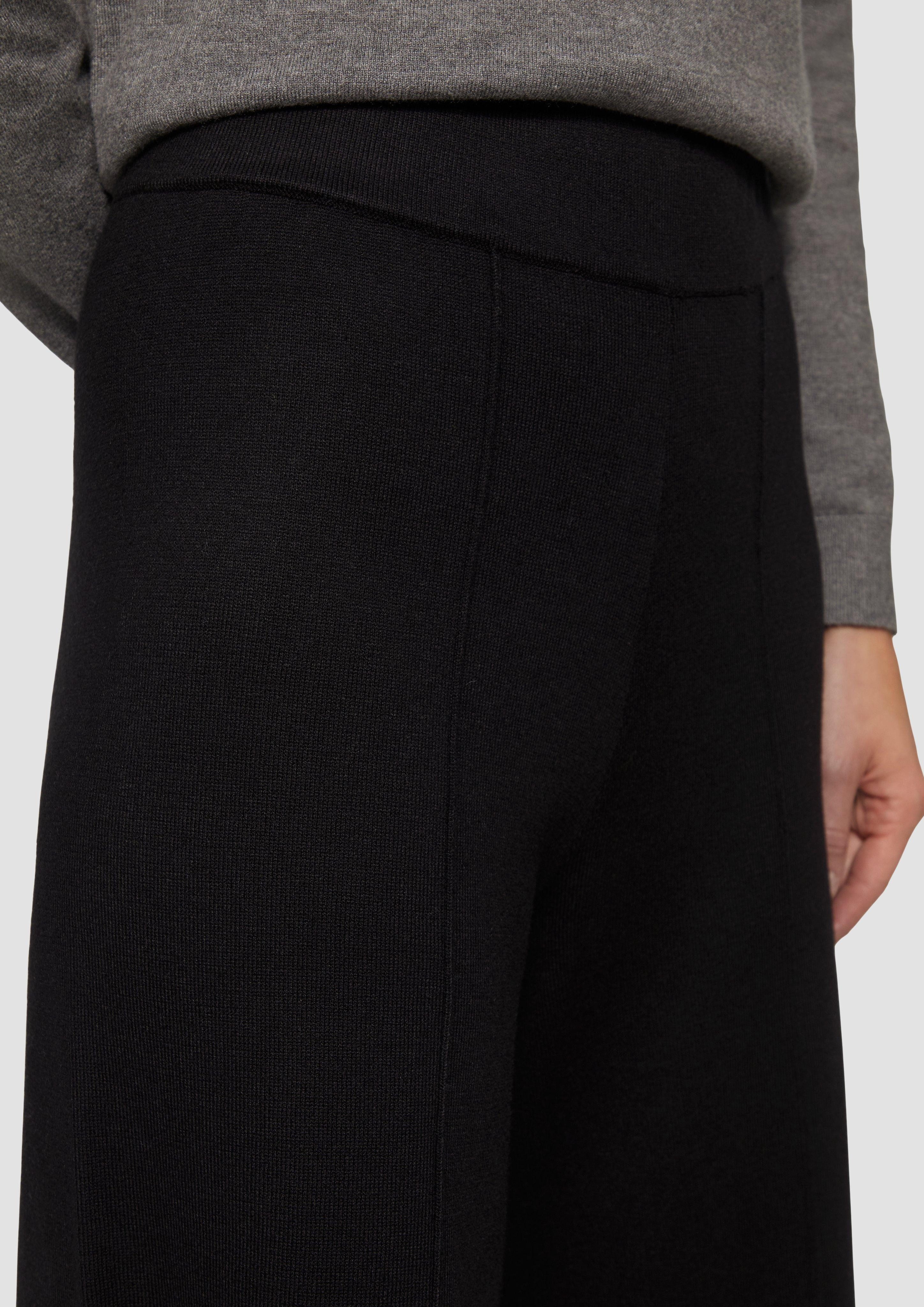 s.Oliver Stoffhose Strickhose mit Wide Leg günstig online kaufen