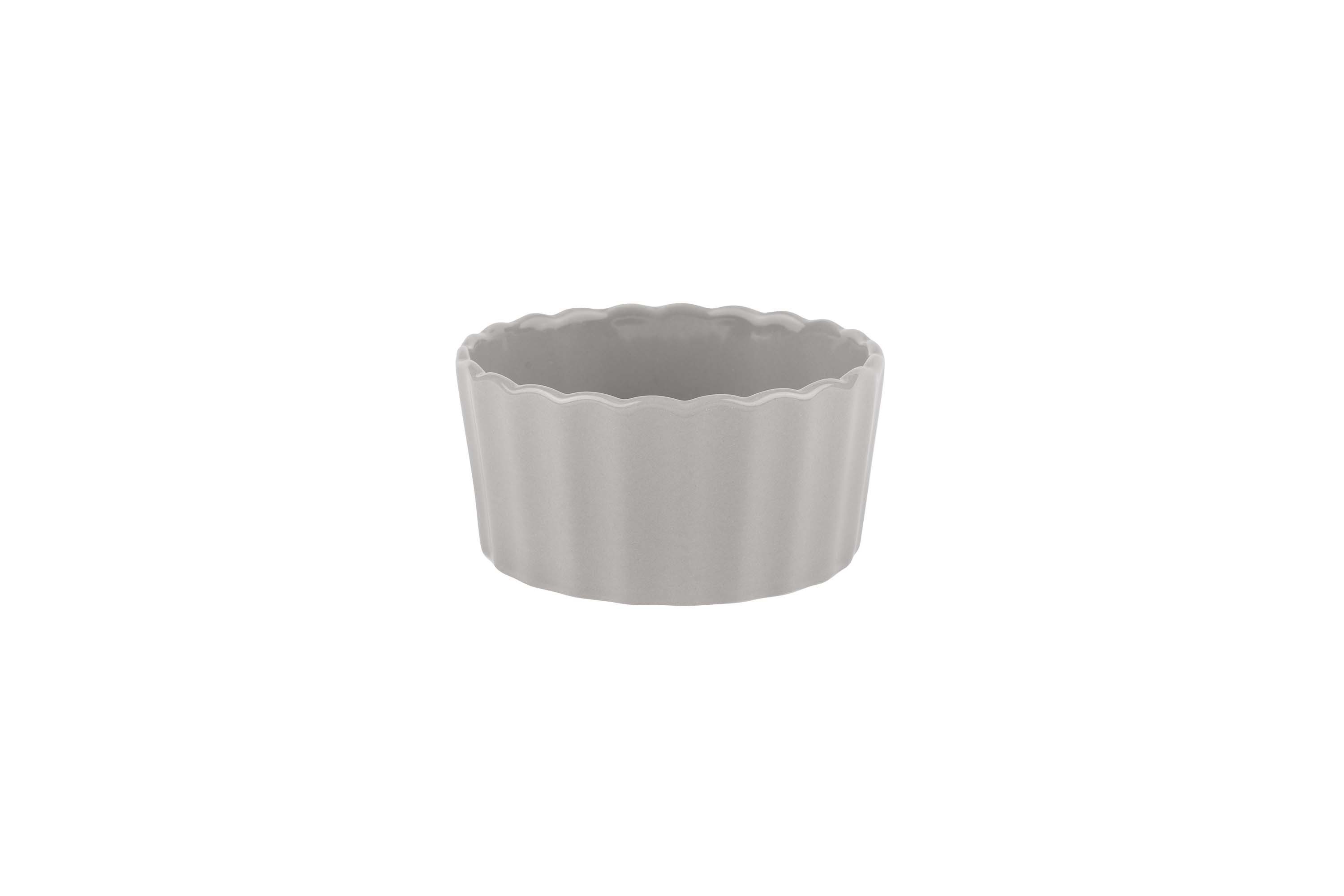 Sallys Auflaufform - Stoneware Ofenform rund 4er Set 10 cm - aus natürlichen Materialien