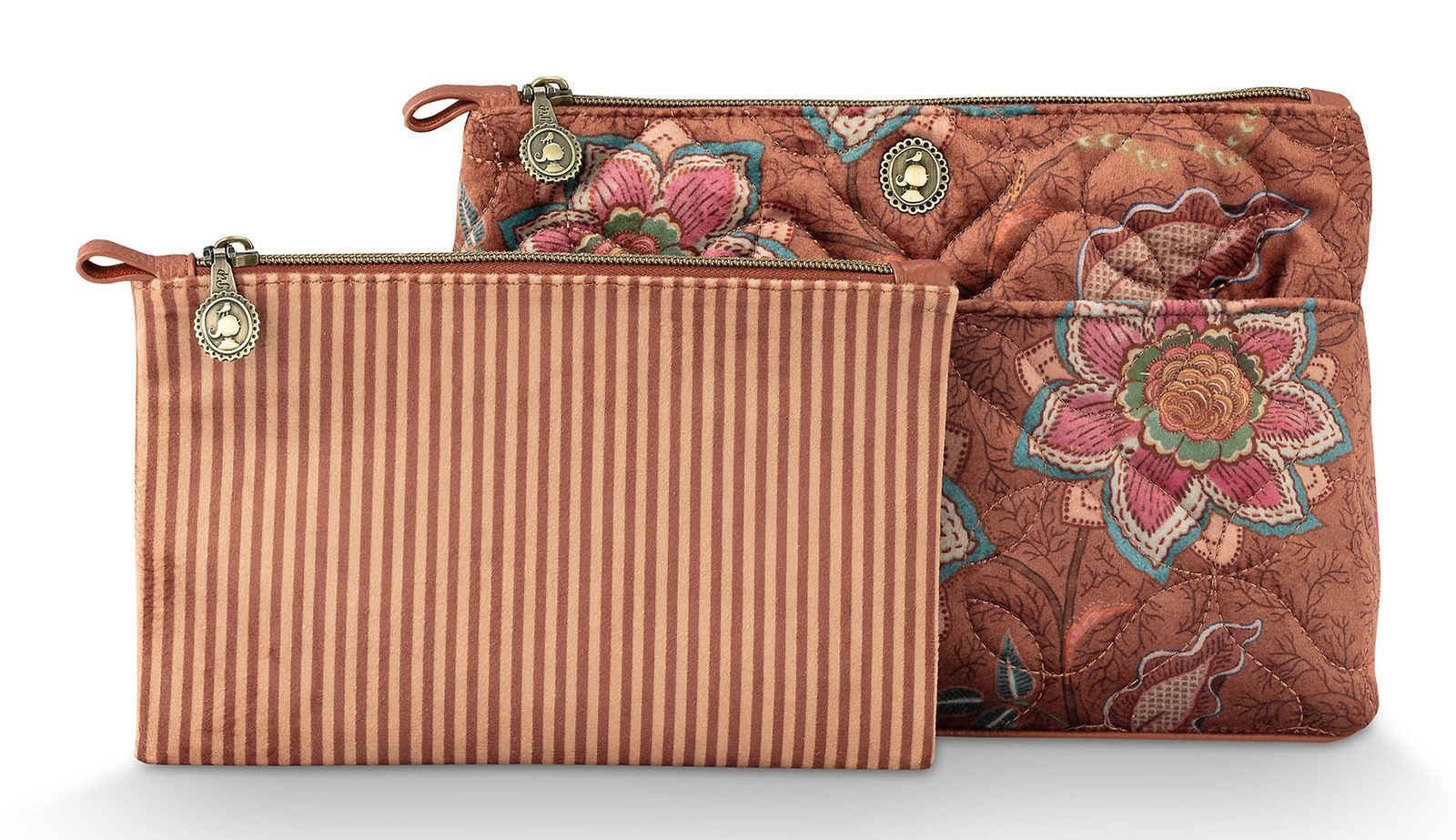 PiP Studio Kulturbeutel Cosmetic Bags Combi Mumbai Morning (Set, 2-tlg)