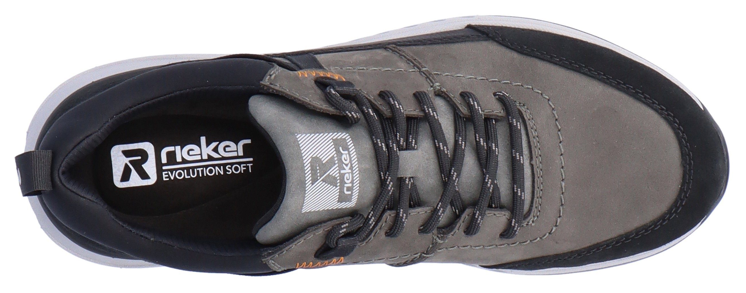 TEX-Ausstattung kombi Rieker grau mit Sneaker EVOLUTION