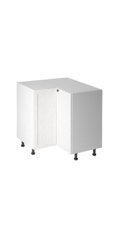 ROYAL24_MARKT Eckunterschrank - Platzsparende Lösung für Küchenecken (Eckunterschrank, 1-St., Provence - D90N) Beste Güte - Innovatives Design - Modern.