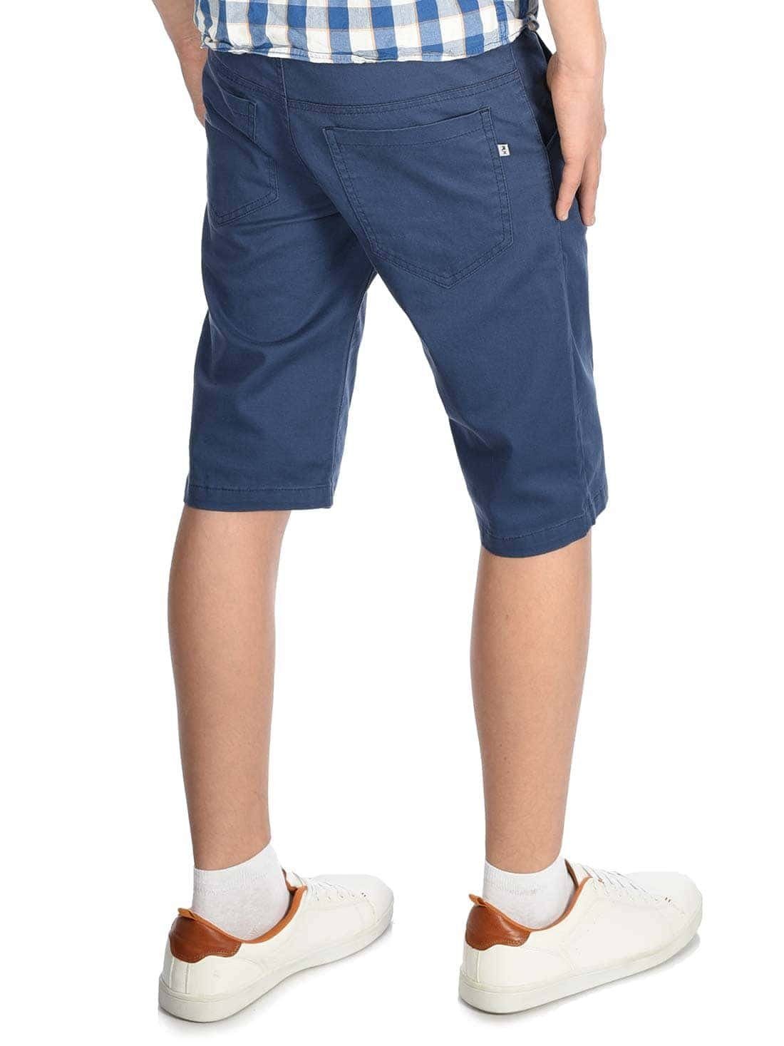 BEZLIT elastischem Kinder Blau Chino Bund Chinoshorts Jungen (1-tlg) mit Shorts