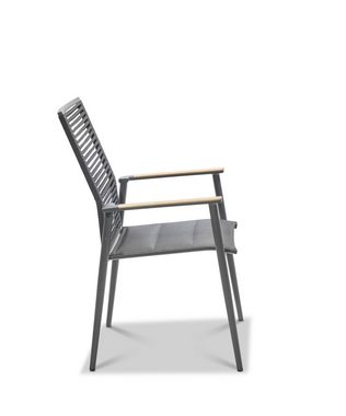 Musterring Gartenstuhl Freilicht, Stuhl mit Armlehne, Sitzhöhe 45 cm