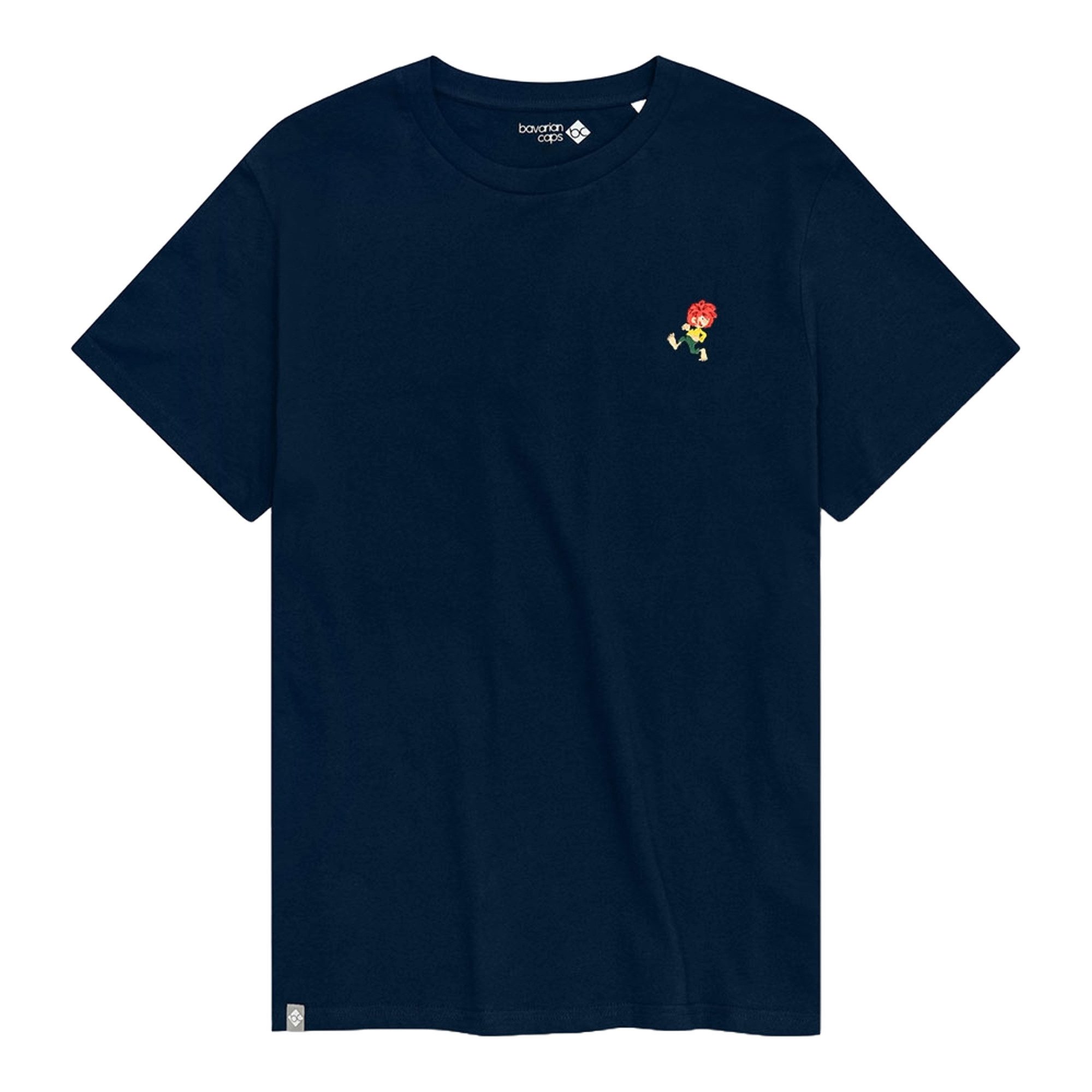 Bavarian Caps T-Shirt Bavarian Caps - T-Shirt "Pumuckl" - dunkelblau, v2 dunkelblau S (T-Shirt) kleines BC Logo