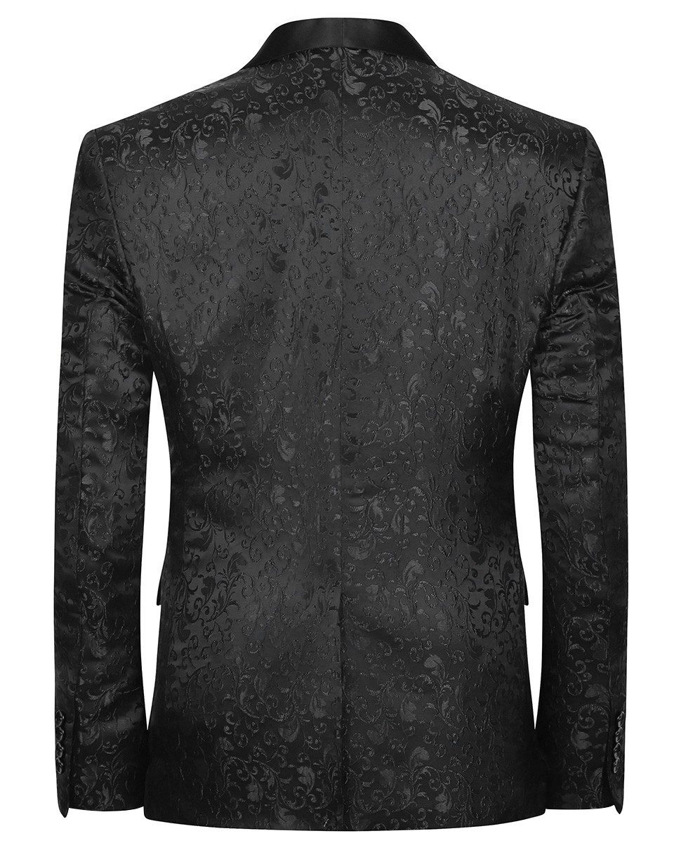 Allthemen Smokingsakko Herren Sakko Bunt Jacquard Glitzer Smokingjacke für günstig online kaufen