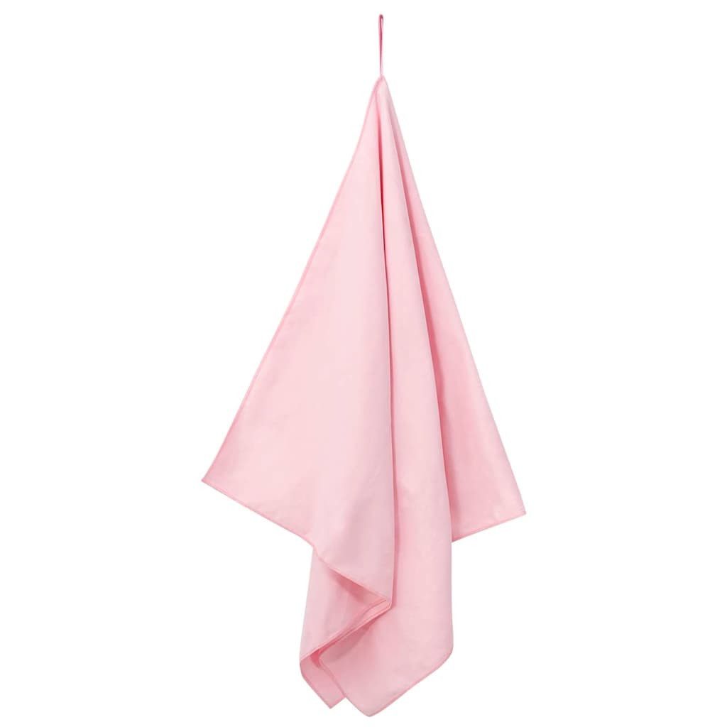 vidaXL Handtuch Sporthandtücher 2 stk. Rosa 140 x 70 cm, Polyester und Polyamid (2-St)