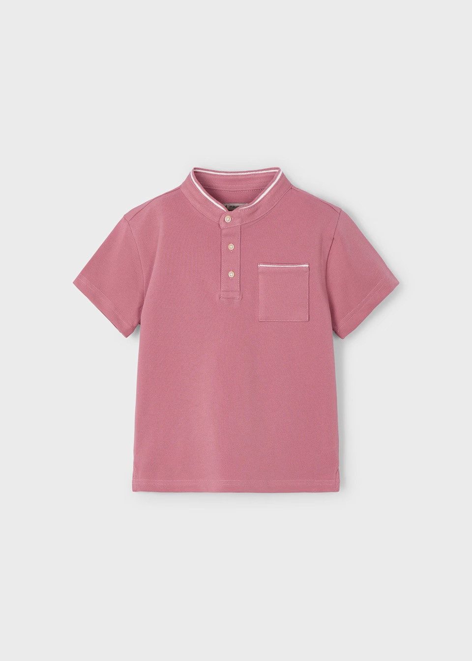 Mayoral Poloshirt Poloshirt mit Mao-Kragen für Jungen (310243)