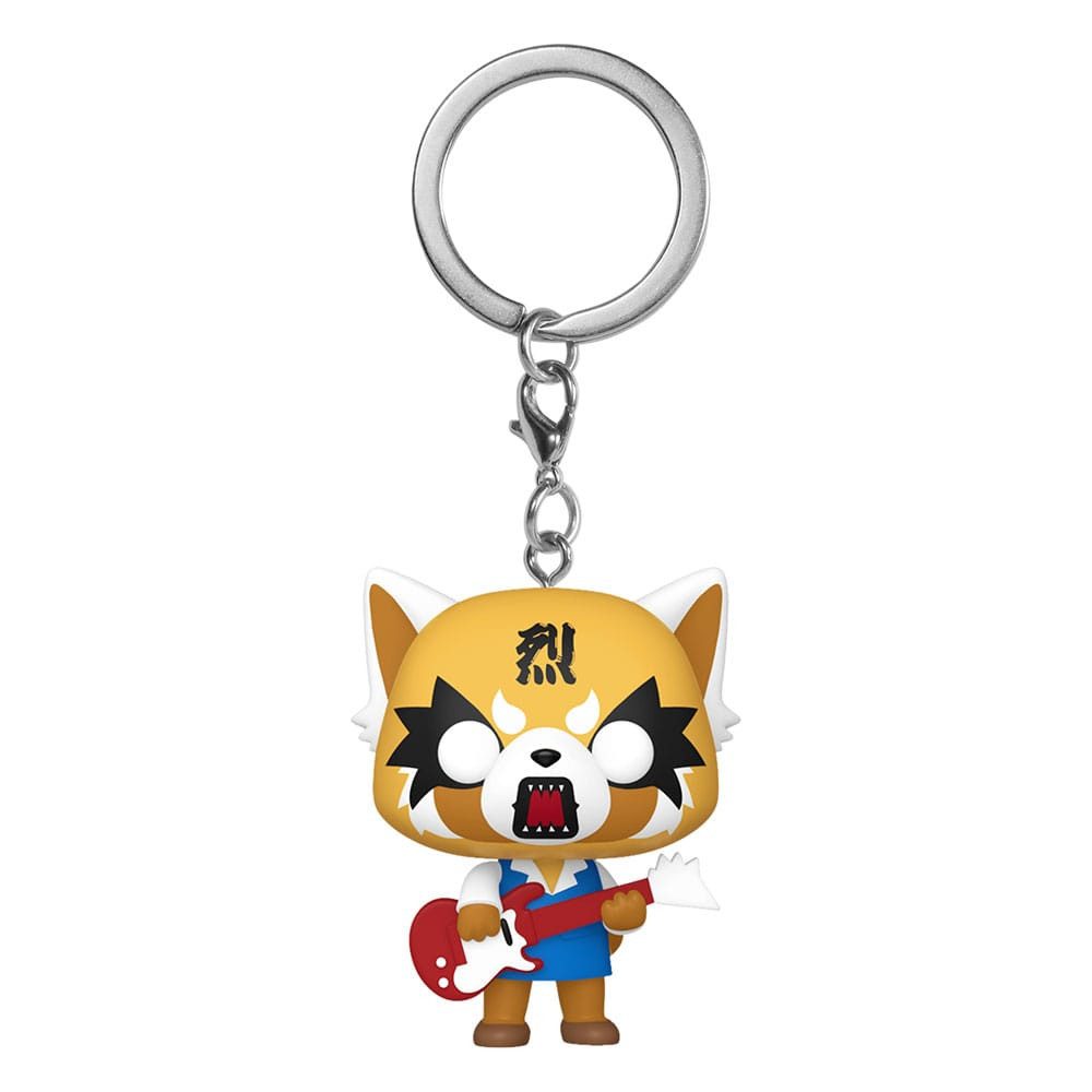 Schlüsselanhänger Sanrio - Aggretsuko w/Guitar