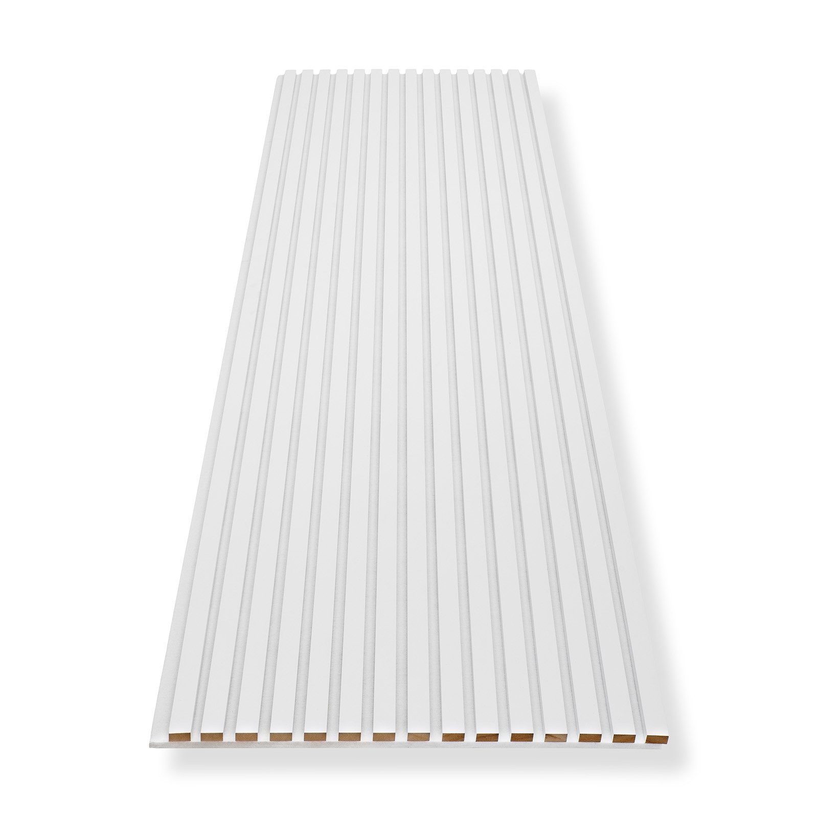 HAGEFOL Wandpaneel Akustikpaneele Holz, 3D Lamellenwand, verschiedene Größen, BxL: 60,00x240,00 cm, 1,44 qm, 3D Optik, Akustische Dämmung