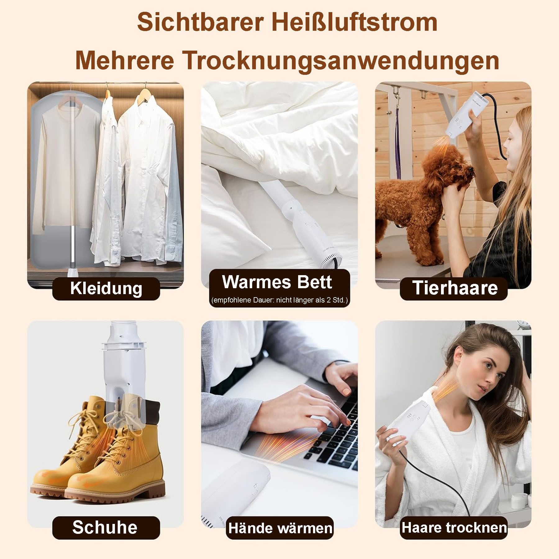 Senmudi Heizkörper-Wäschetrockner Mini Trockner 360-Grad-Zyklustrocknung tr günstig online kaufen