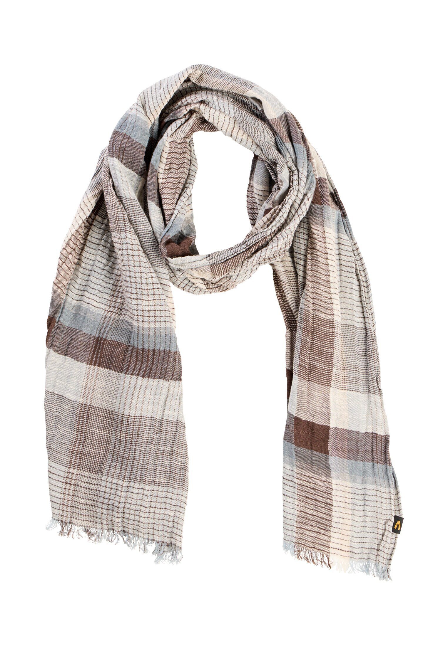 camel active Modeschal aus Baumwoll-Twill