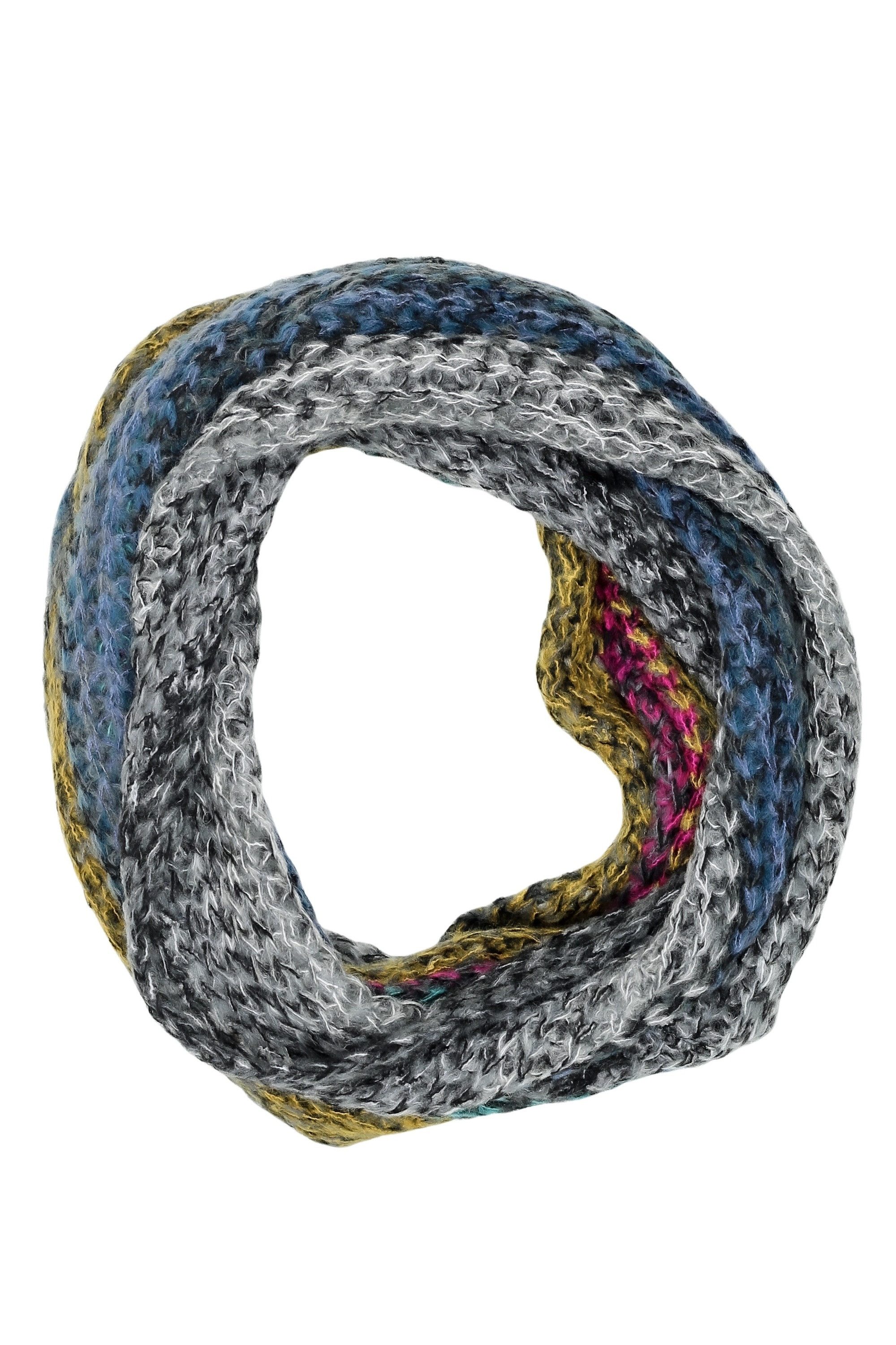 COLLEZIONE ALESSANDRO Strickschal Strickloop, (1-St), Made in Italy, in tollen Farben