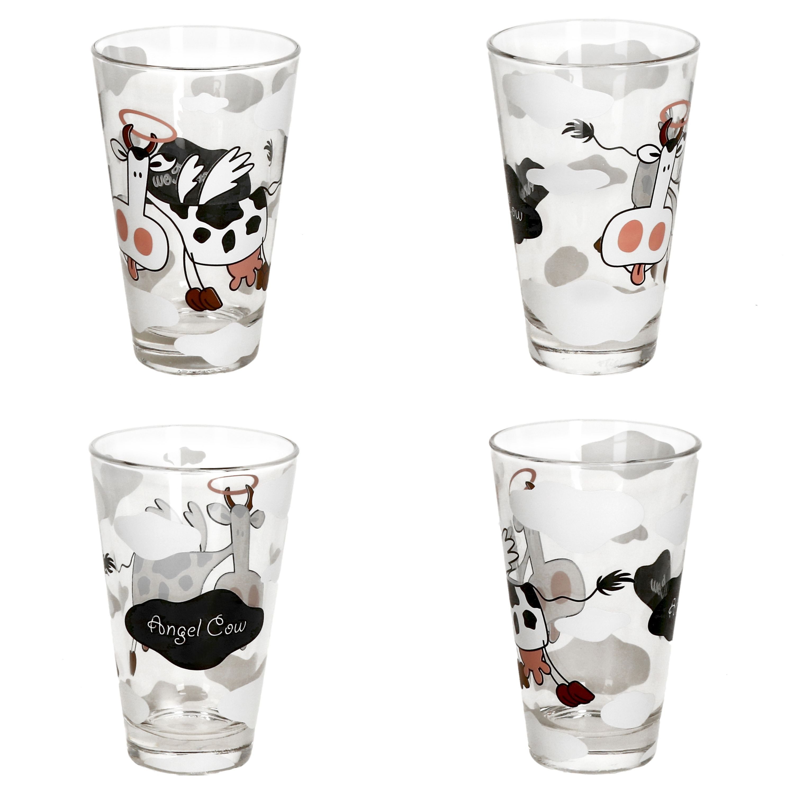 MamboCat Milchbehälter Ritzenhoff&Breker Milchflaschen Set Angel Cow Trinkflasche + Glas – Bild 4 von 5