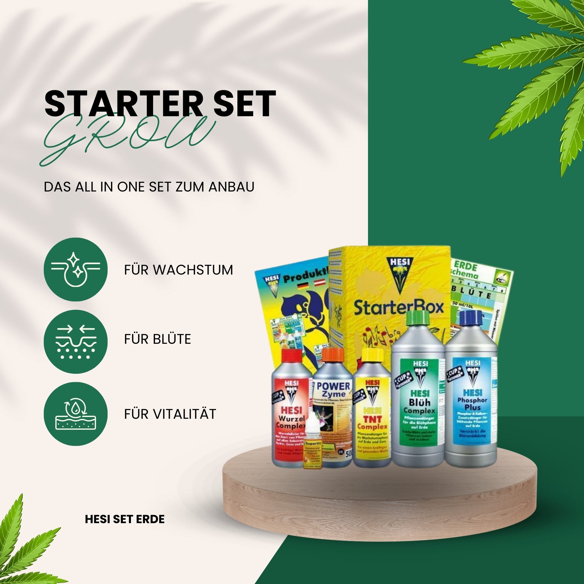 HESI Pflanzendünger Hesi Starterbox Erde Grow günstig online kaufen