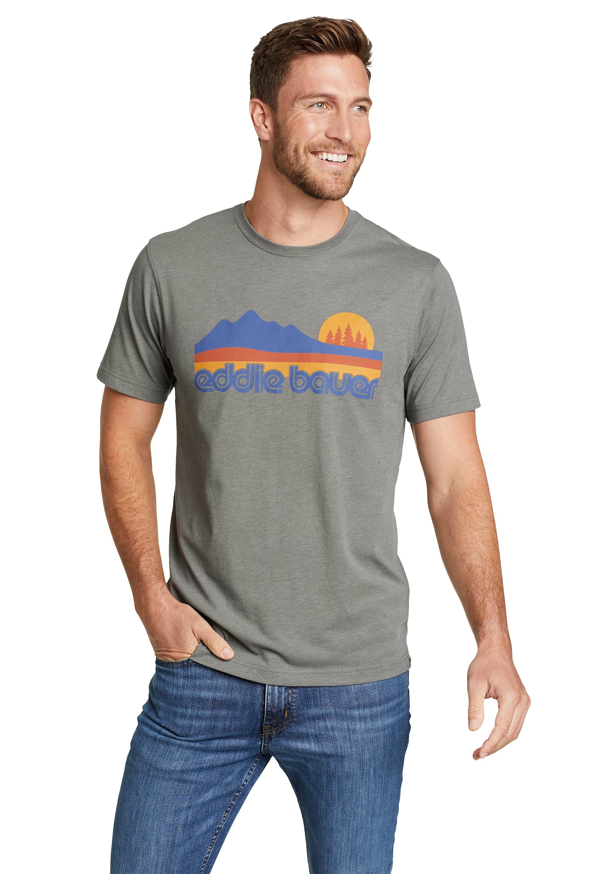 Eddie Bauer T-Shirt Graphic T-Shirt Retro