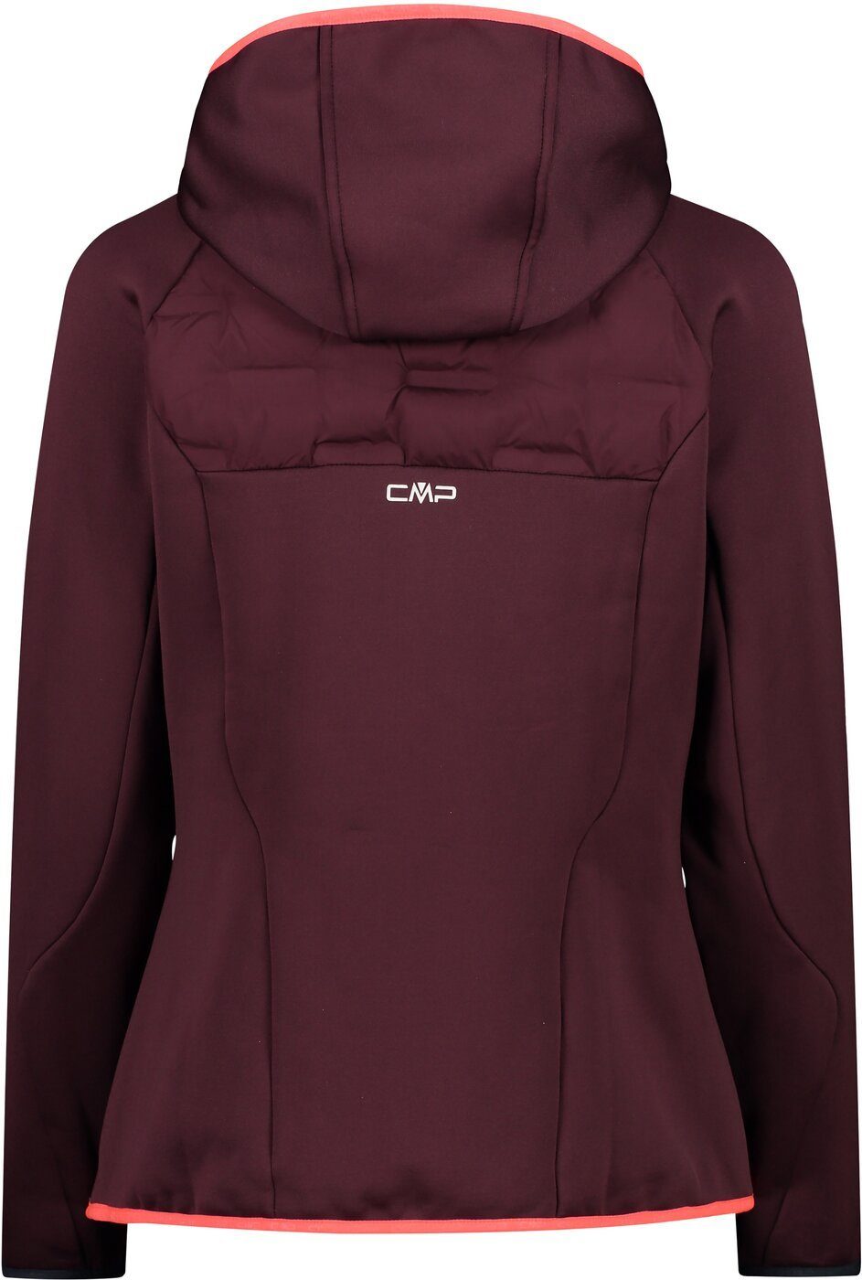 HYBRID HOOD WOMAN BURGUNDY CMP BURGUNDY C919 JACKET Funktionsjacke FIX