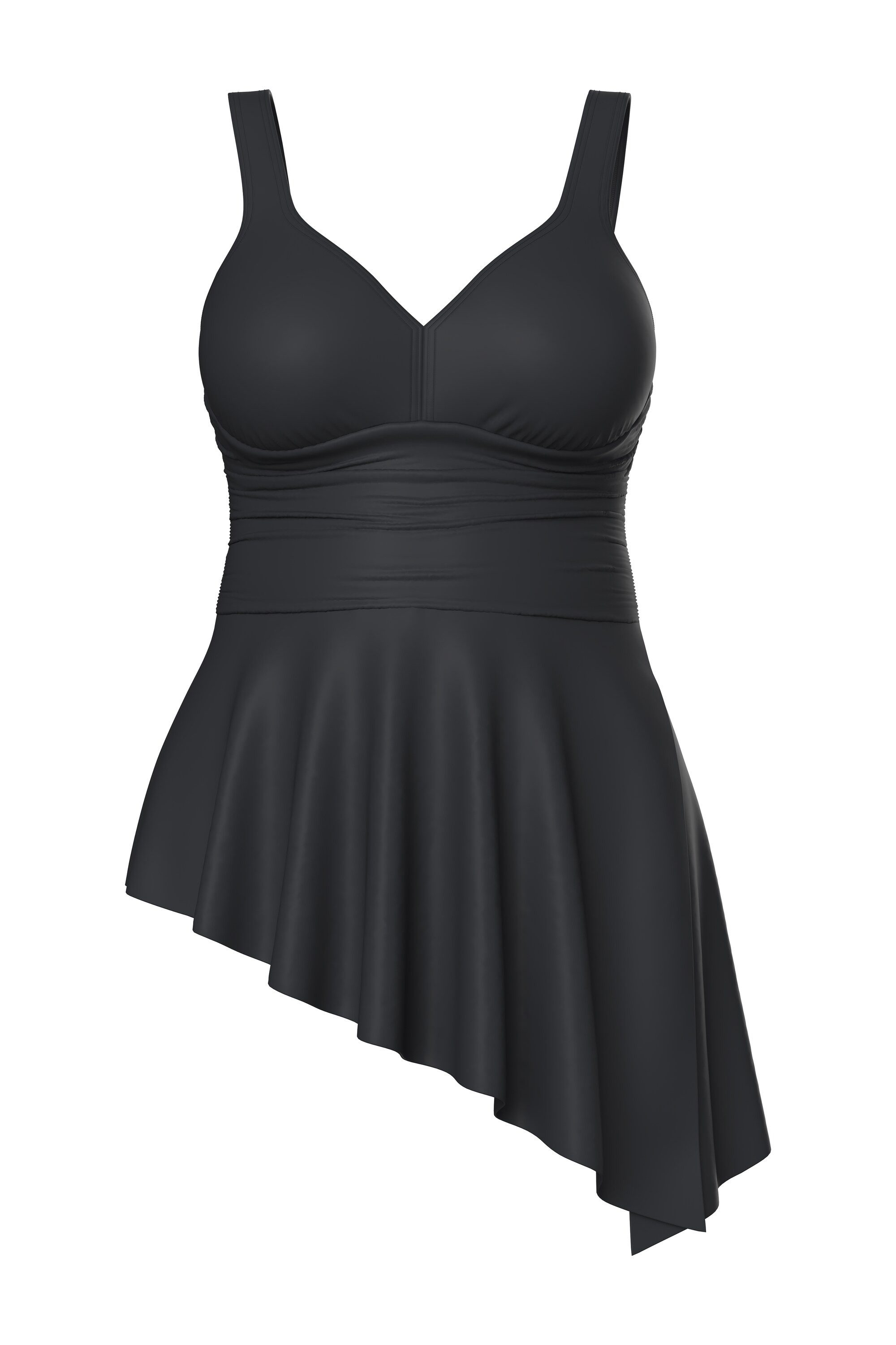 Ulla Popken Badekleid Badekleid Drapierung Softcups günstig online kaufen