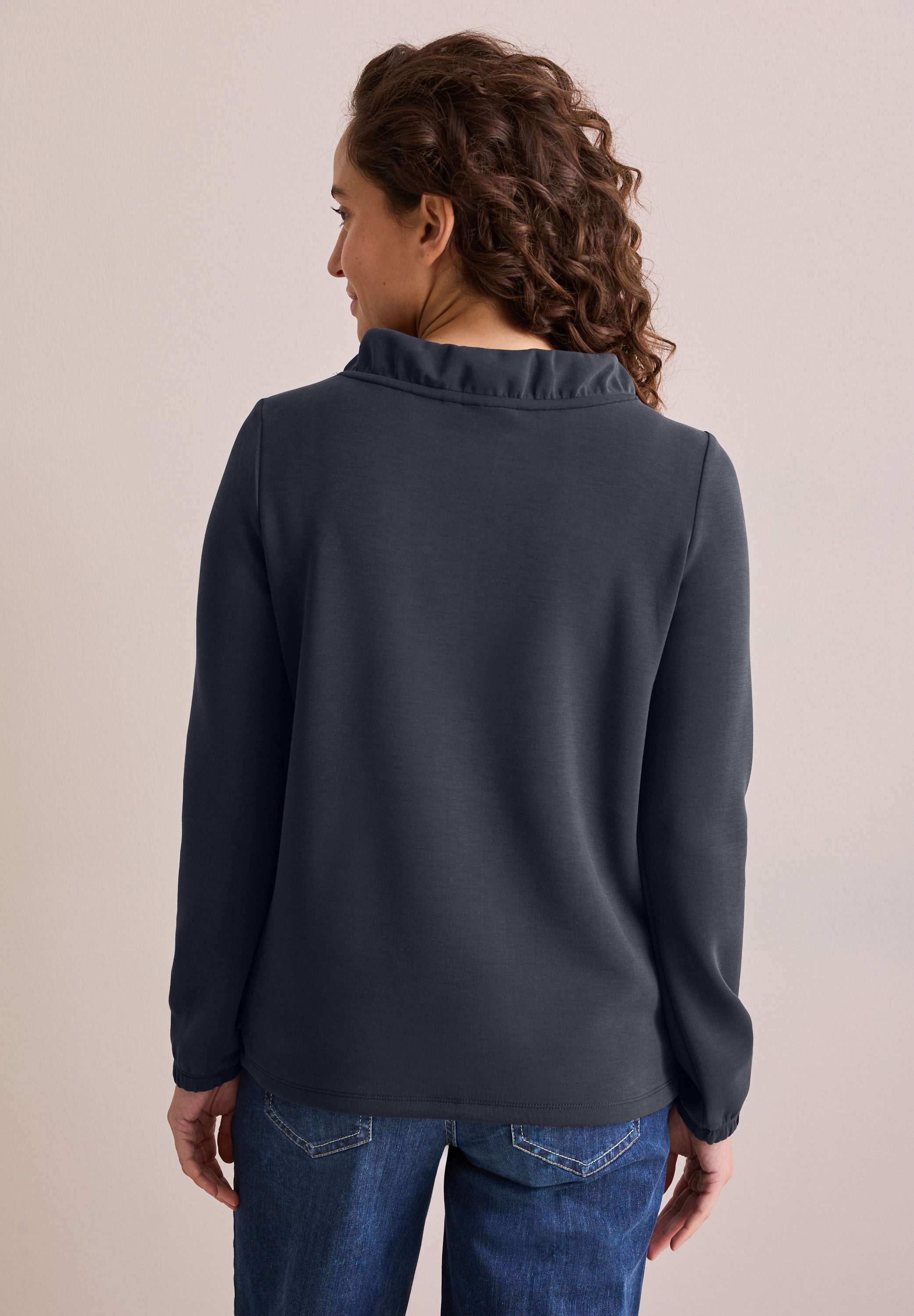 CECIL Langarmshirt mit Funnelneck günstig online kaufen
