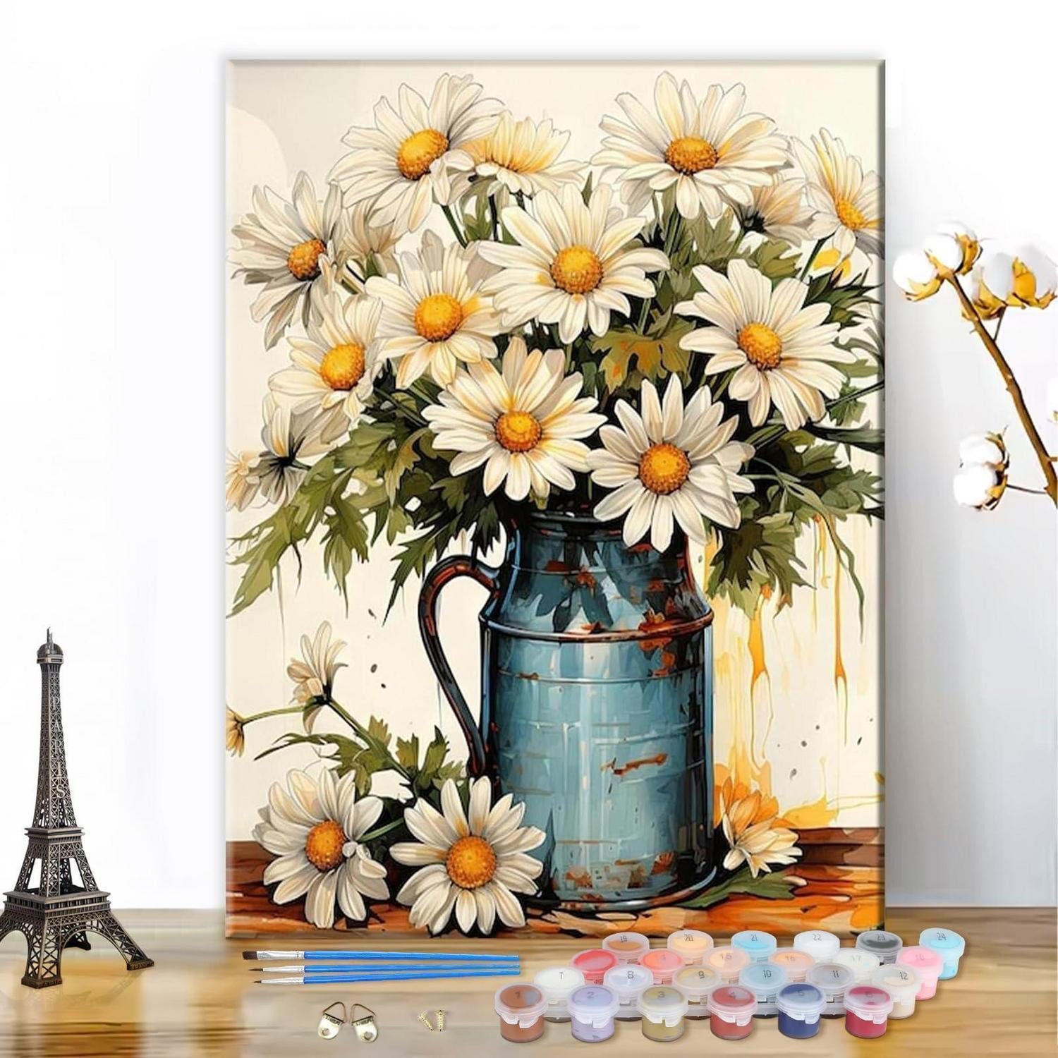 LuxusKollektion Malen nach Zahlen Malen nach Zahlen Erwachsene Blumen 40x50cm