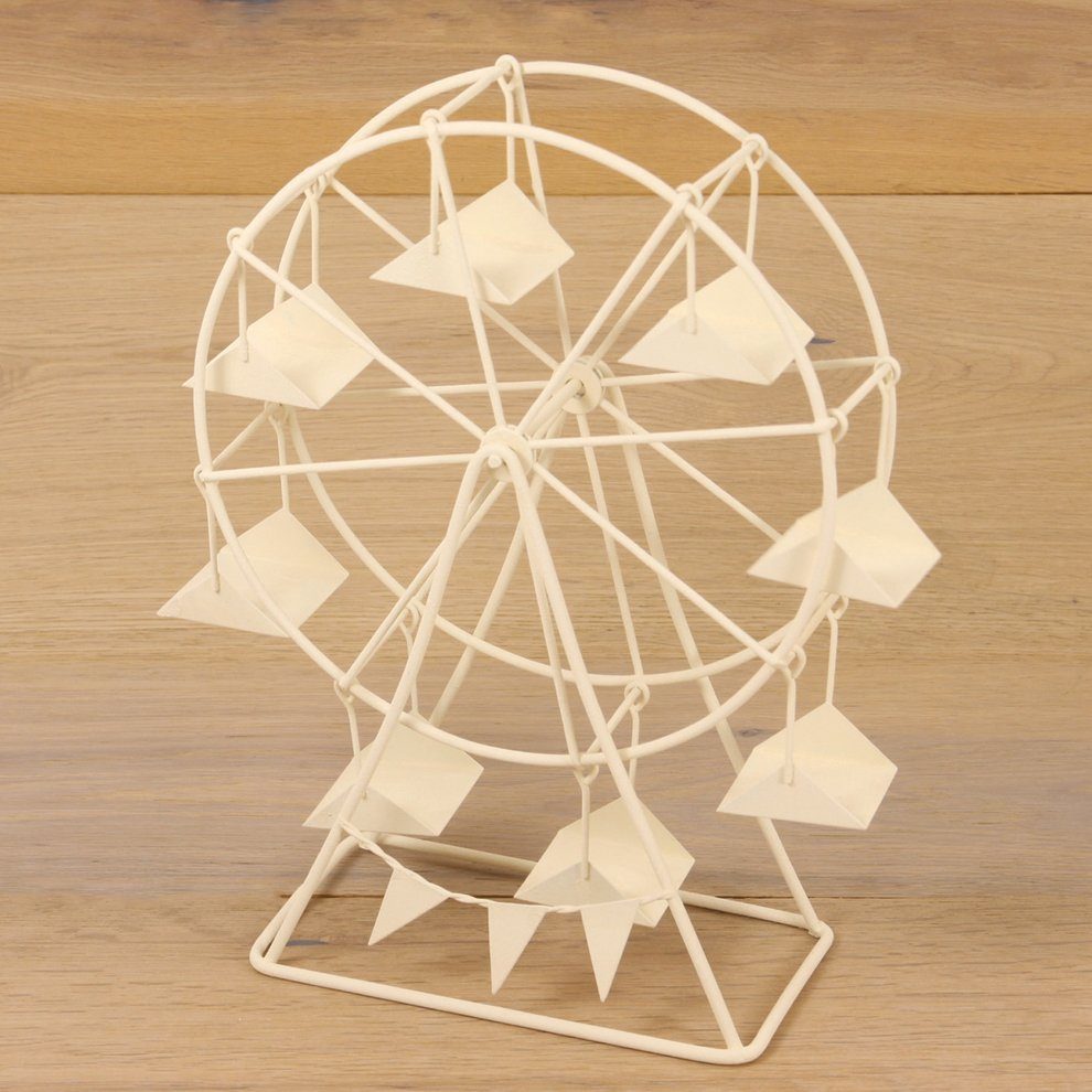 Dekofigur Minigarten Riesenrad mini, weiß 14 günstig online kaufen