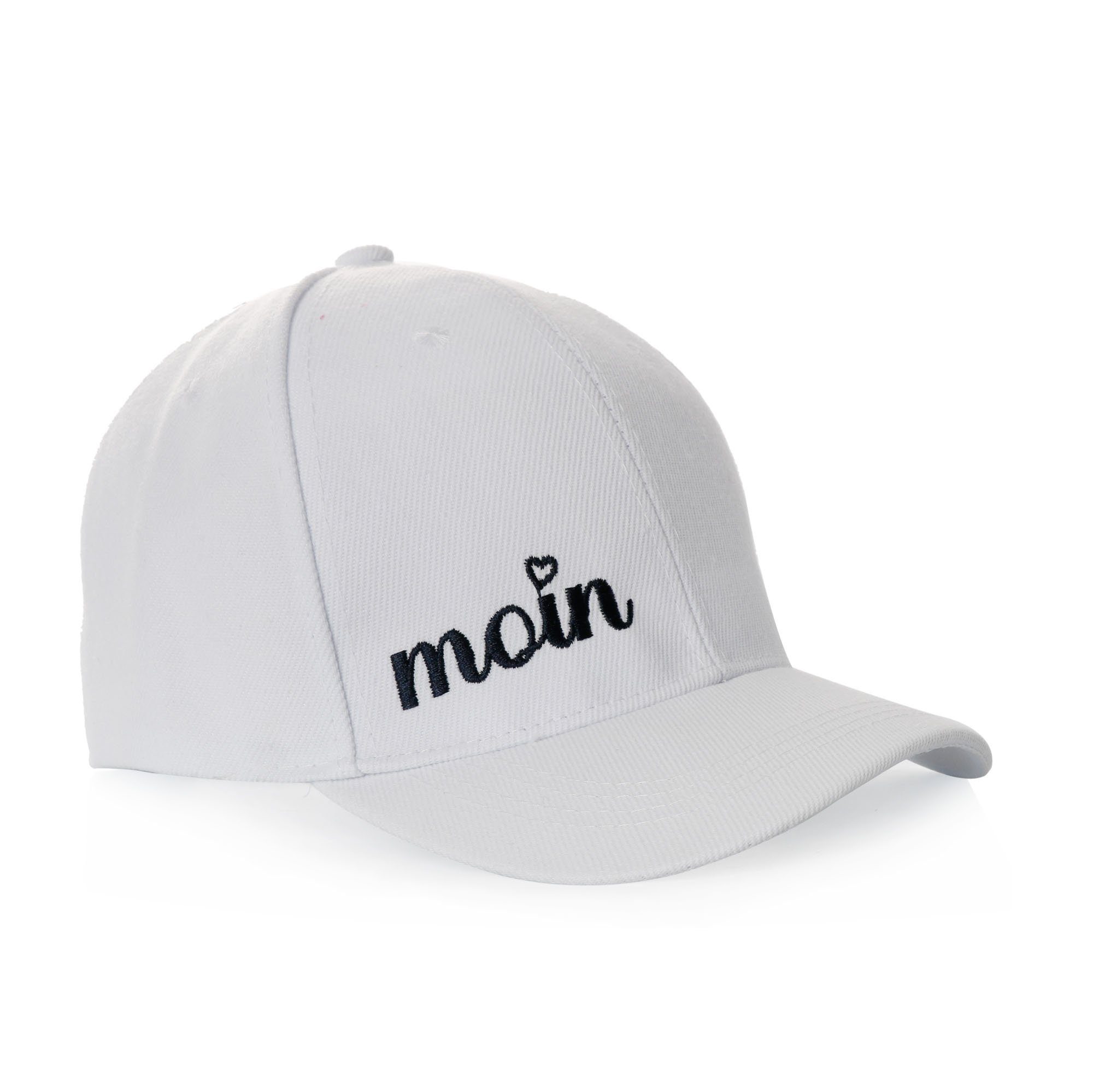 Baseball Snapback Baseball Sonia Cap "MOIN Unisex Herz" maritim Cap Mütze weiss Originelli