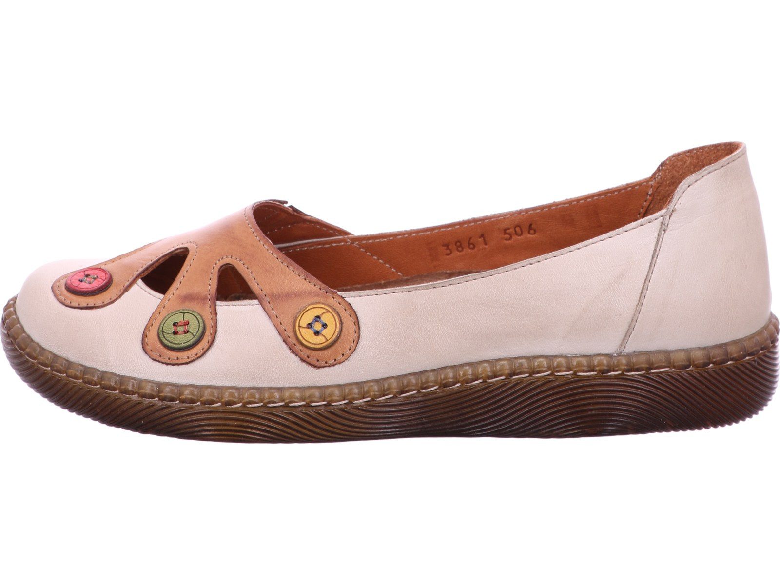 Gemini Gemini Damen Ballerina - 333861-02/413 in beige Ballerina