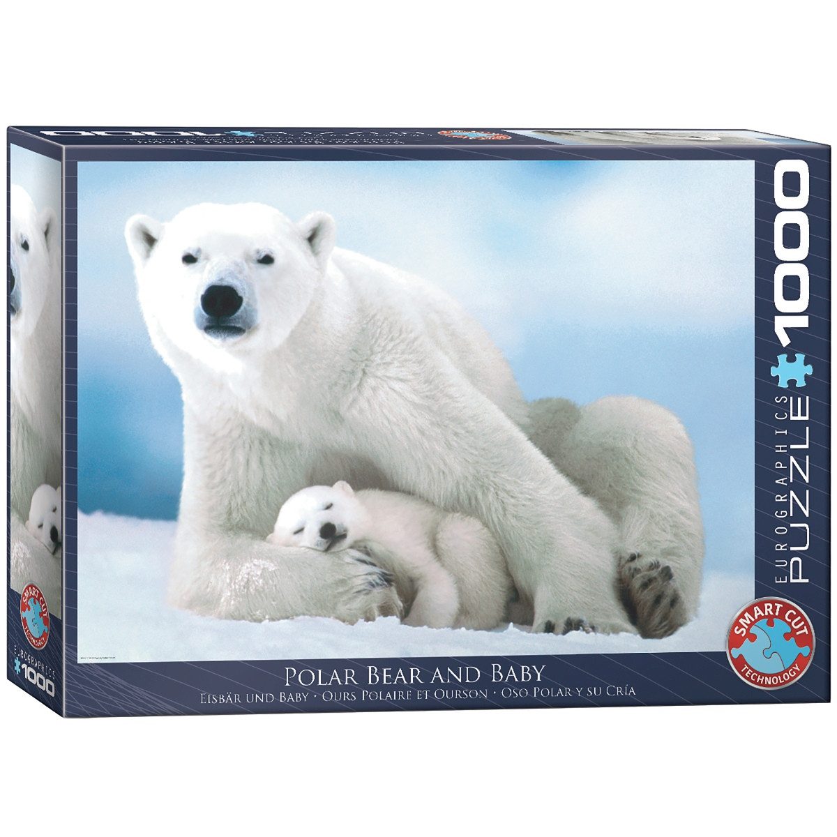 EUROGRAPHICS Puzzle Eurographics 6000-1198 - Eisbär & Baby, Puzzle, 1.000 Teile, Puzzleteile