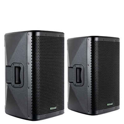 Pronomic Paar C-210 MA - Aktive 2-Wege Bi-Amp Box 2.0 Lautsprecher (Bluetooth, 200 W, mit 2 Kanälen - 10 zoll Woofer und DSP-Presets)