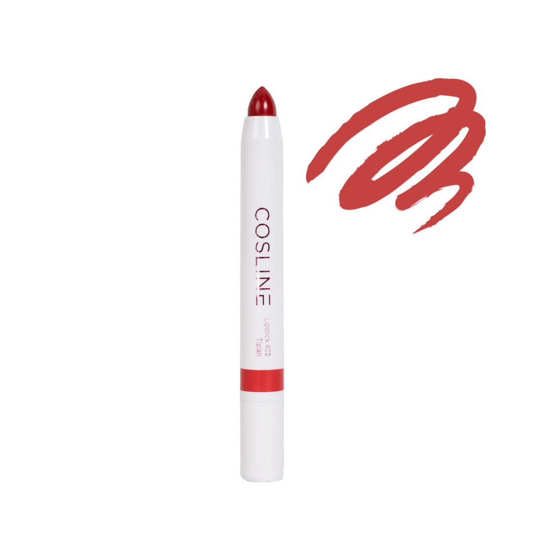 Cosline Cosmetics Lippenstift langanhaltend, pflegend, cremige Textur, mit natürlichen Inhaltsstoffen, Made in Germany