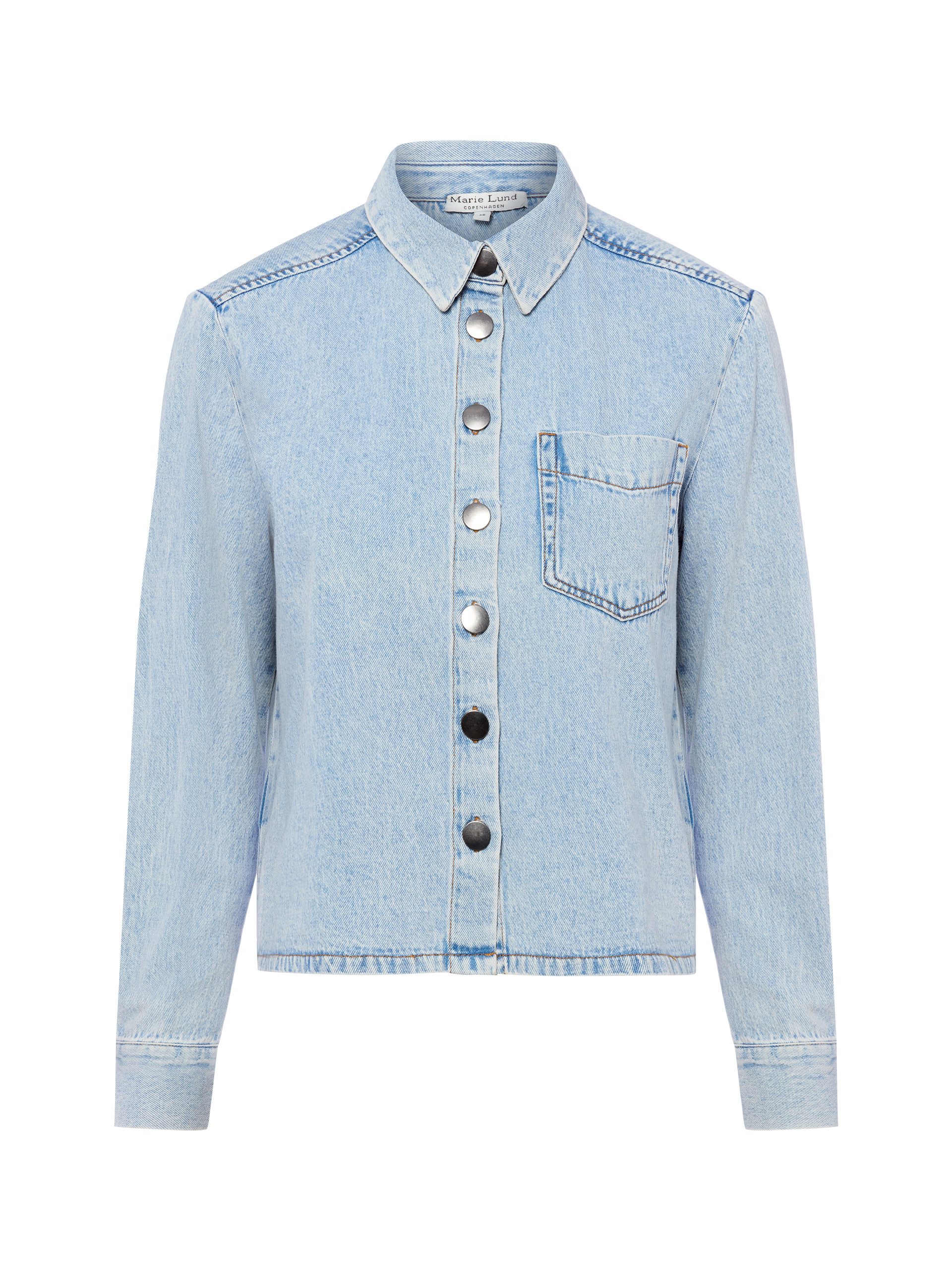 Marie Lund Jeansbluse Birgit