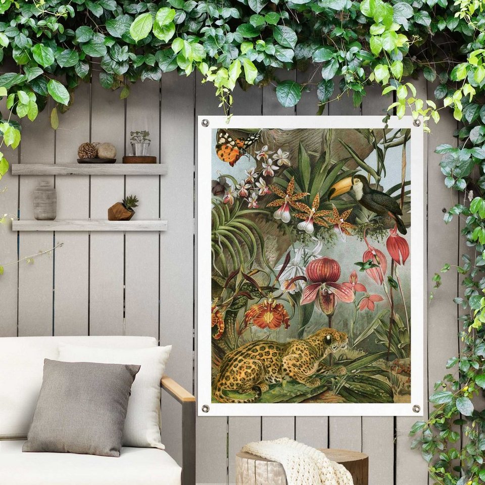 Reinders! Poster Dschungelblumen, Outdoor für Garten oder Balkon
