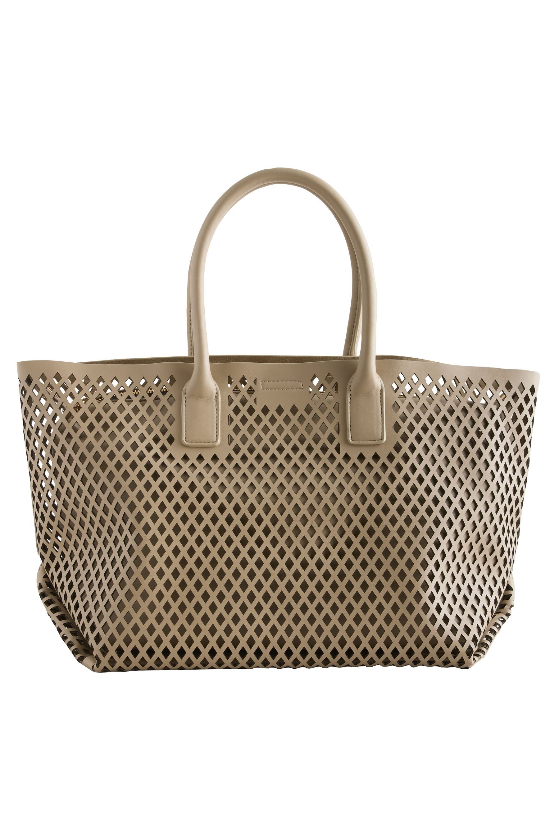 Clutch Knautschige Handtasche mit Laser-Zierausschnitten