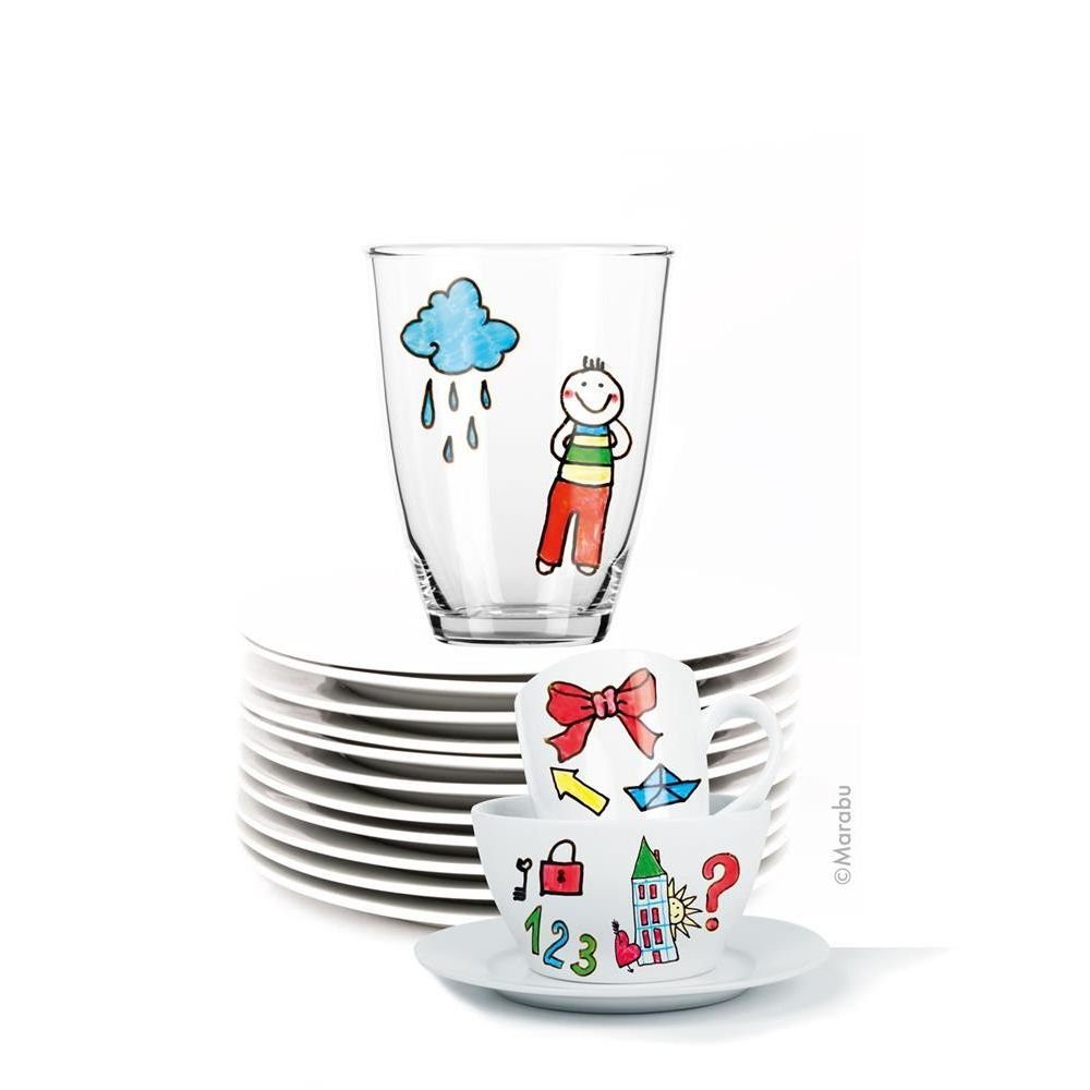Marabu Malstift Porcelain Mega 1 und Glas Fun Kids
