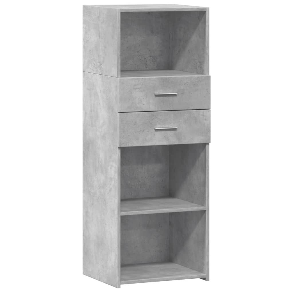 vidaXL Highboard Highboard Betongrau 45x42,5x124 cm günstig online kaufen