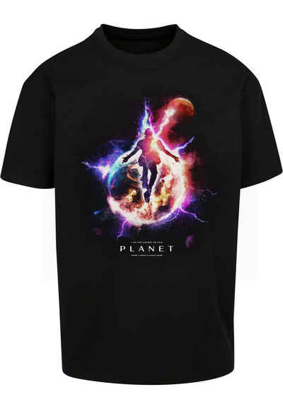 MisterTee T-Shirt MisterTee Unisex Electric Planet Oversize Tee (1-tlg)