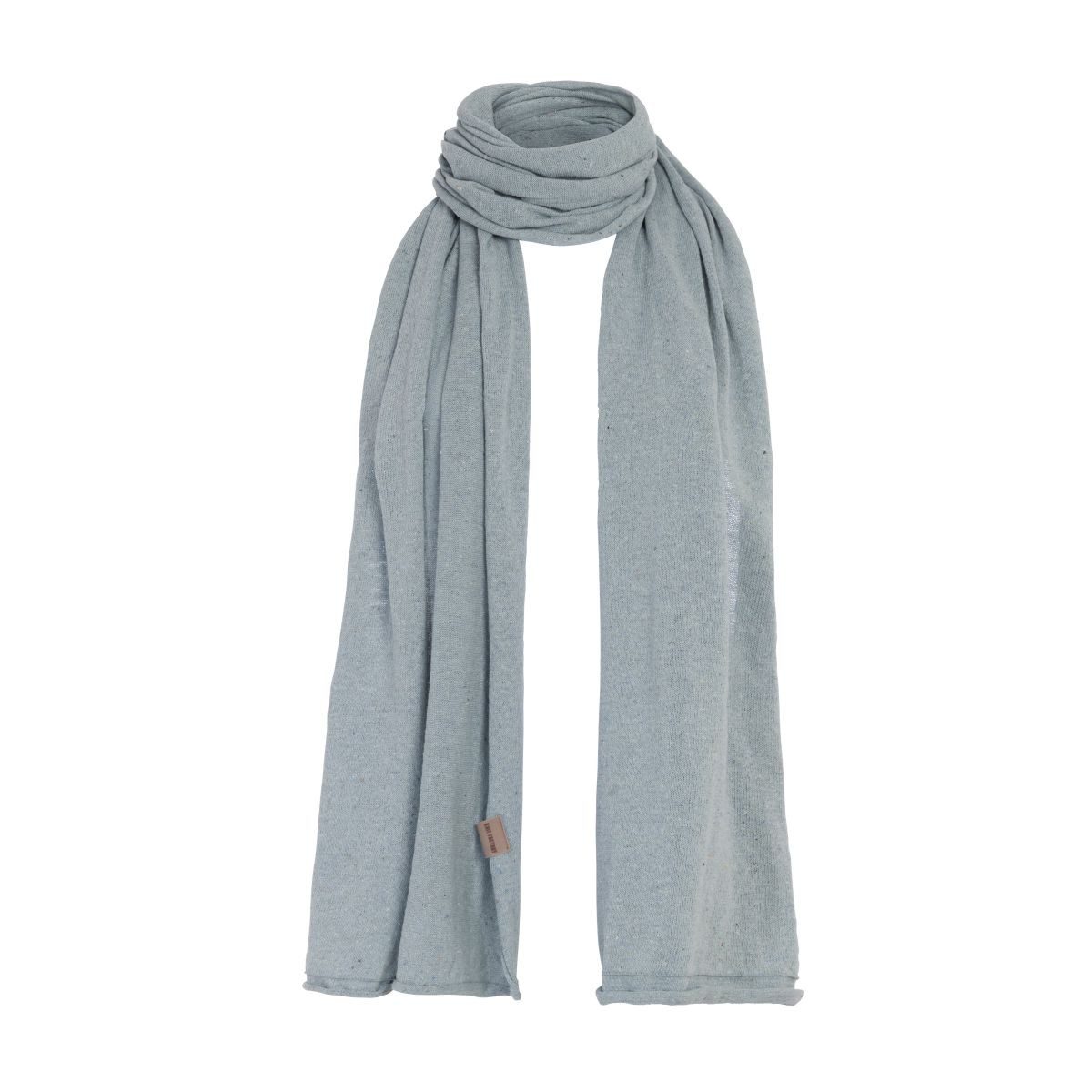 Knit Factory Strickschal Iris Schal Indigo, (1-St), Schal Halstuch Dreiecksschal Tuch Strickmode