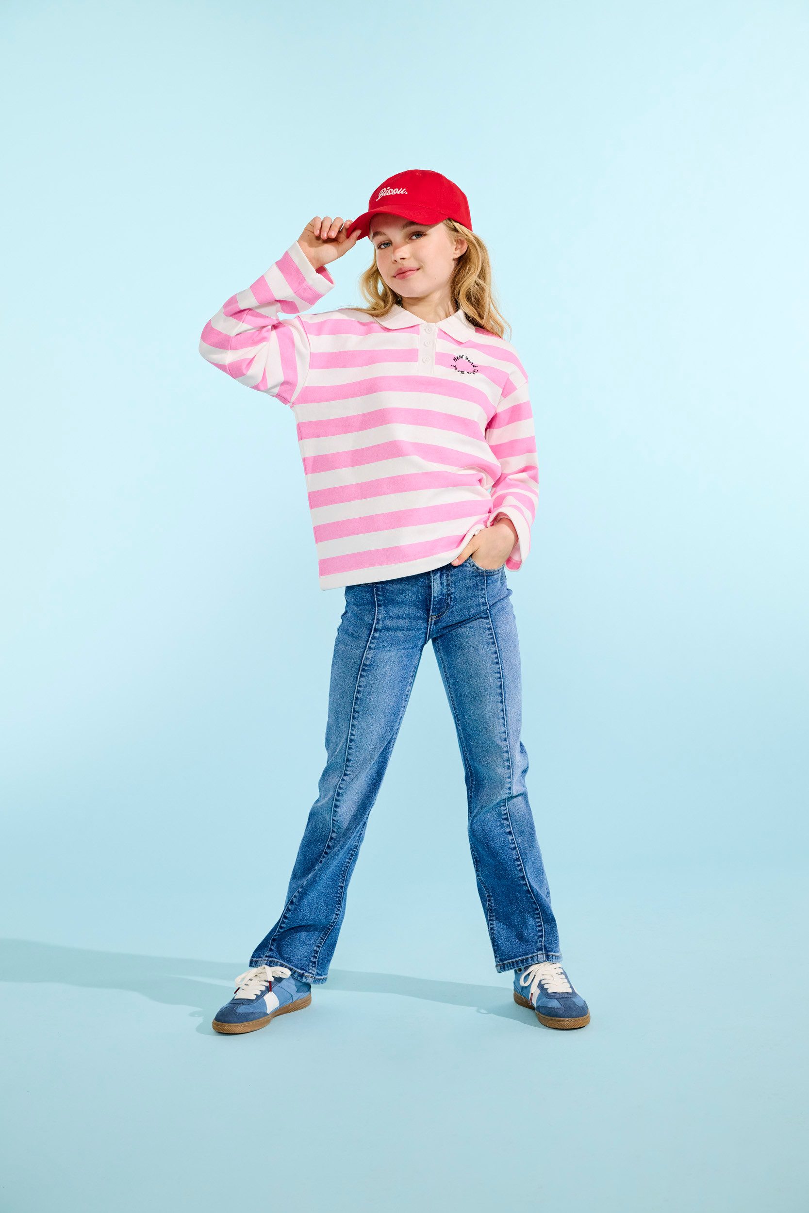 Weite Jeans KOGJUICY WIDE LEG PINTUCK DNM AZG