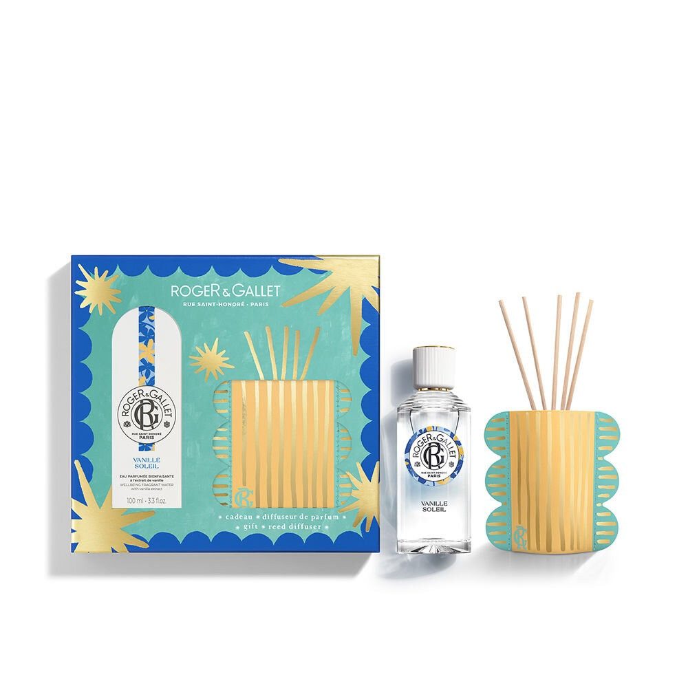 ROGER & GALLET Duft-Set VANILLE SOLEIL DUFTENDES WASSER ZUM WOHLBEFINDEN, 2-tlg.