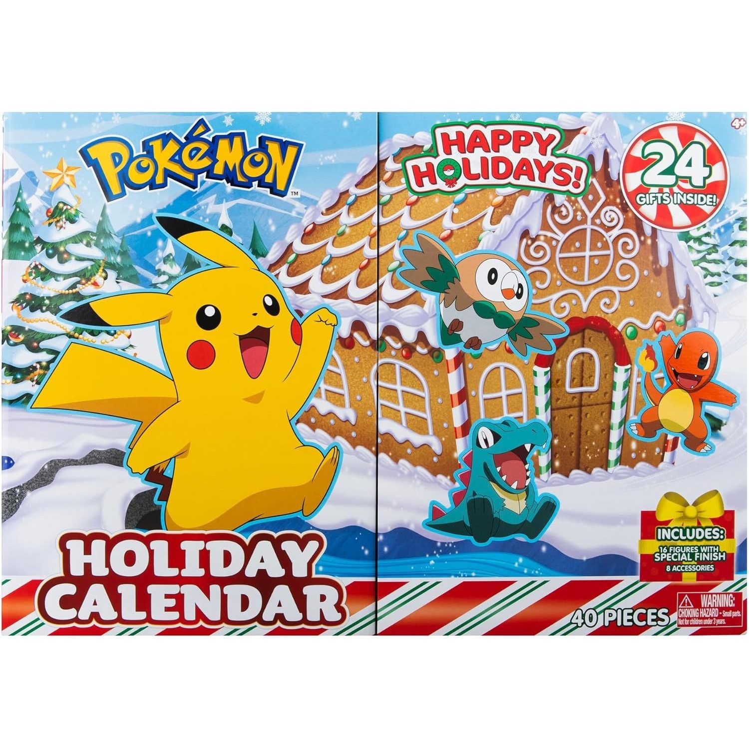Jazwares Adventskalender PKW3066 Pokemon - Battle Figure Adventskalender