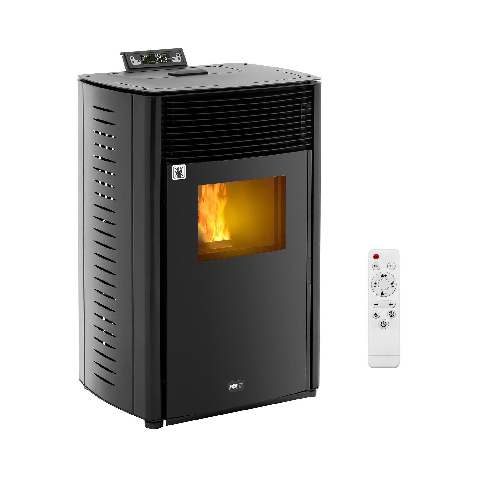 MSW Pelletofen Pelletofen Pelletkamin 50 - 150 m³ bis 35 °C / 20 h 13 kW 5 günstig online kaufen