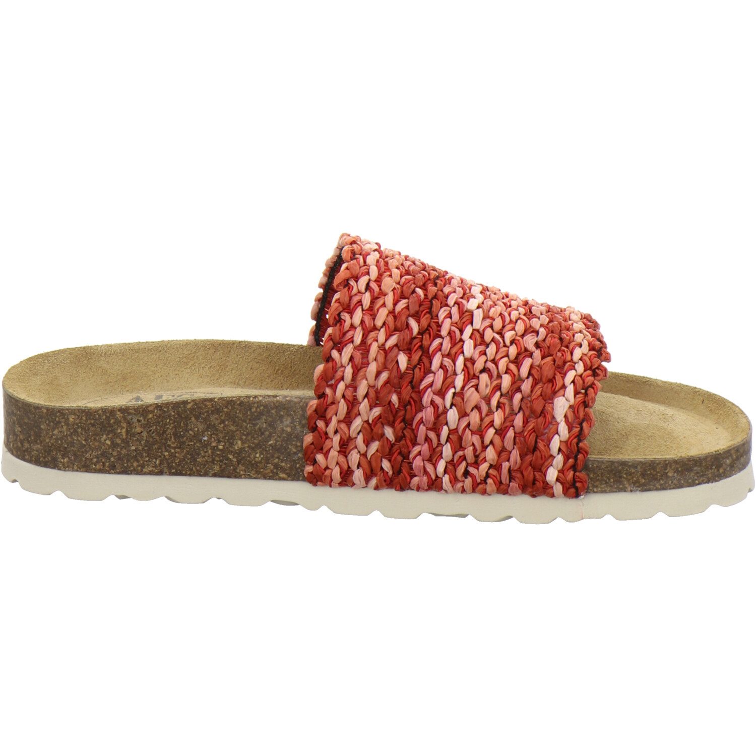 AFS-Schuhe 210105 Sommer Pantolette für Damen mit Fußbett, bequeme Sandalen
