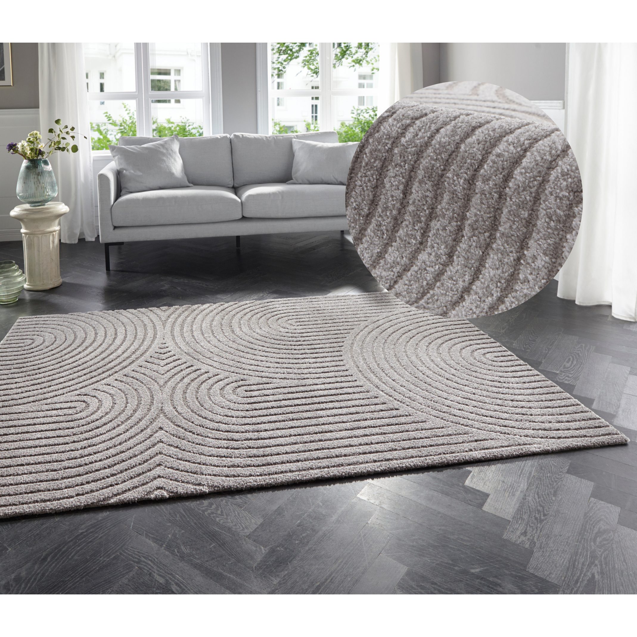 ELLE DECORATION Designteppich »Panglao«, rechteckig, 14 mm Höhe, flauschige günstig online kaufen
