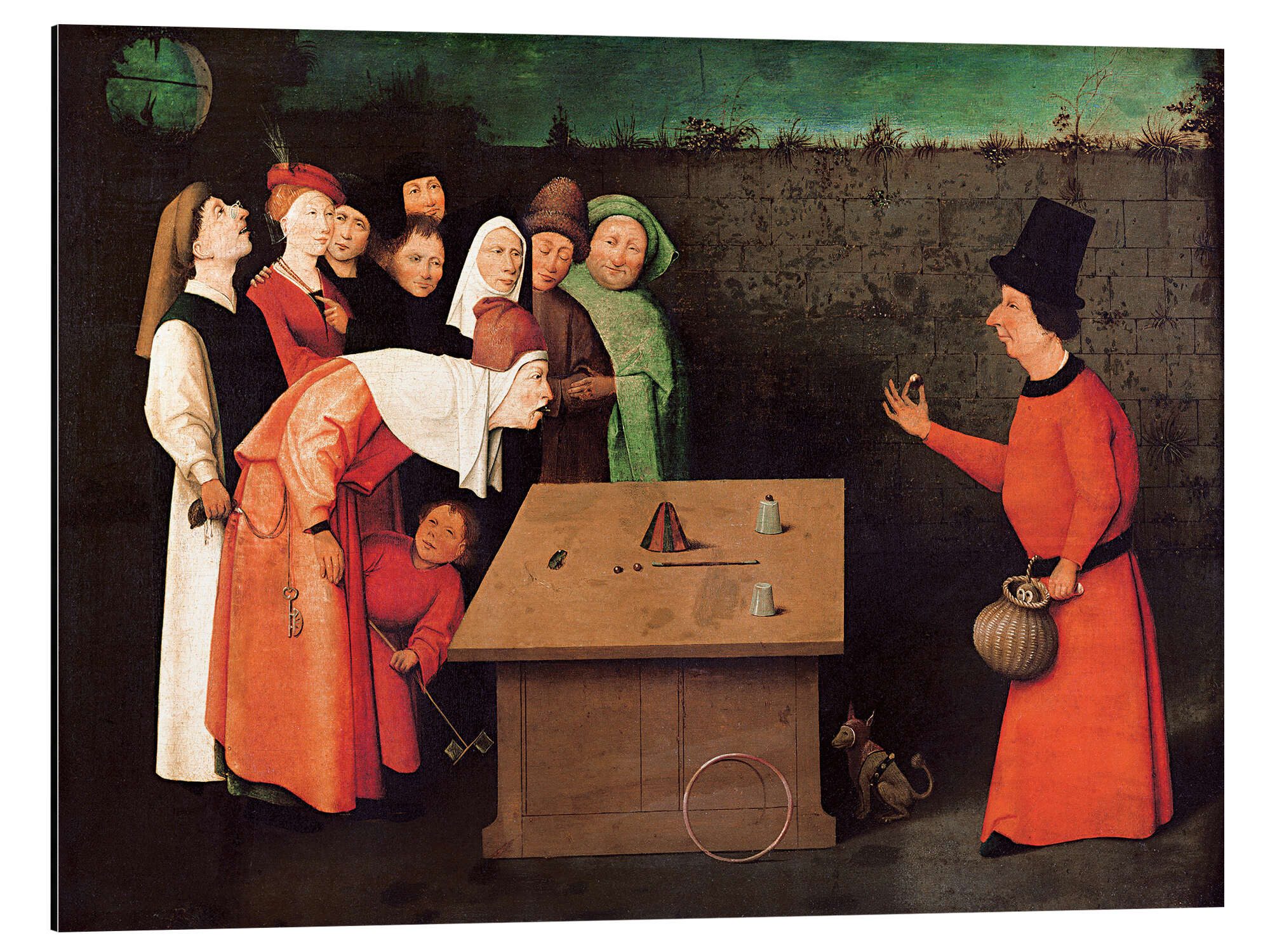 Alu-Dibond-Druck Hieronymus Bosch