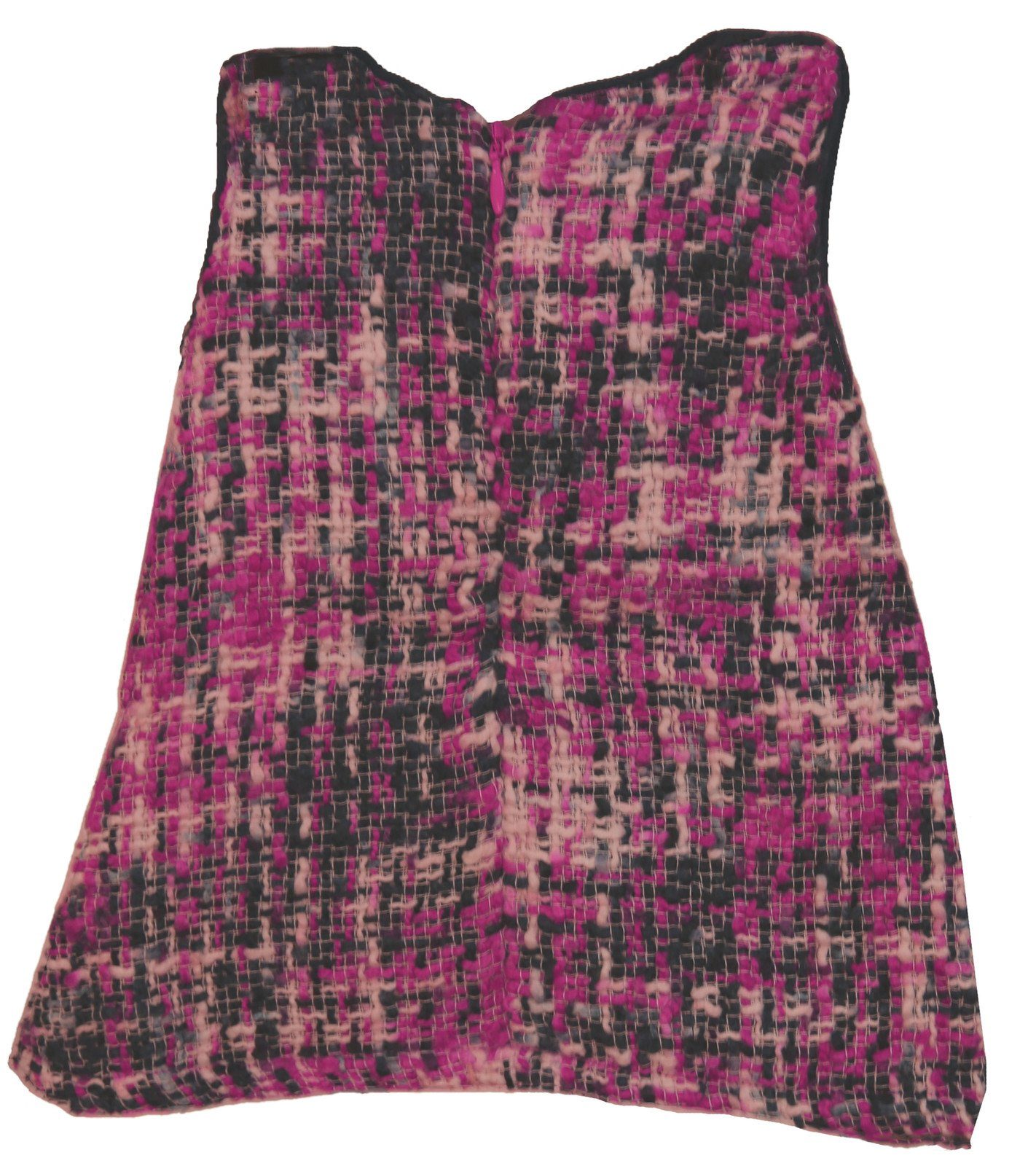 Mini-Kleid Kanz mit Mehrfarbig Karierten-Muster farbenfrohes Kinder Minikleid ärmelloses-Kleid KANZ Rundhals-Kleid