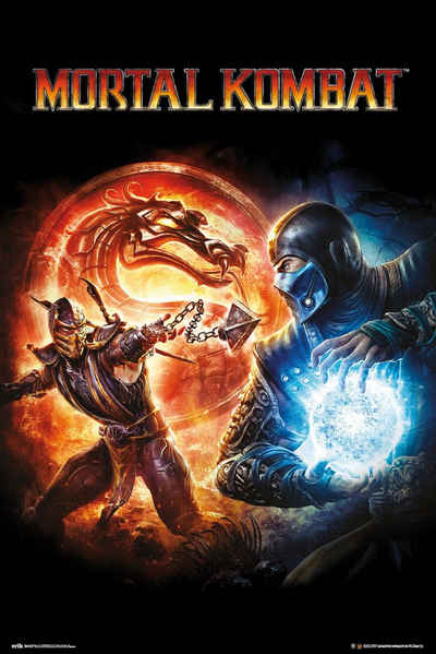 Grupo Erik Poster Mortal Kombat 9 Poster Ninjas & Dragon 61 x 91,5 cm