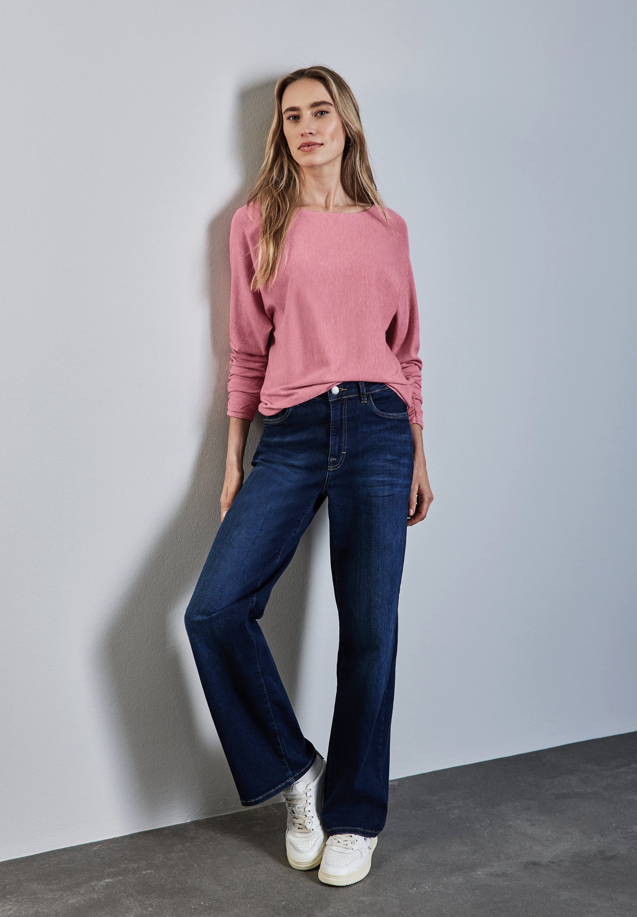 STREET ONE Strickpullover Dolman Pullover (1-tlg) günstig online kaufen